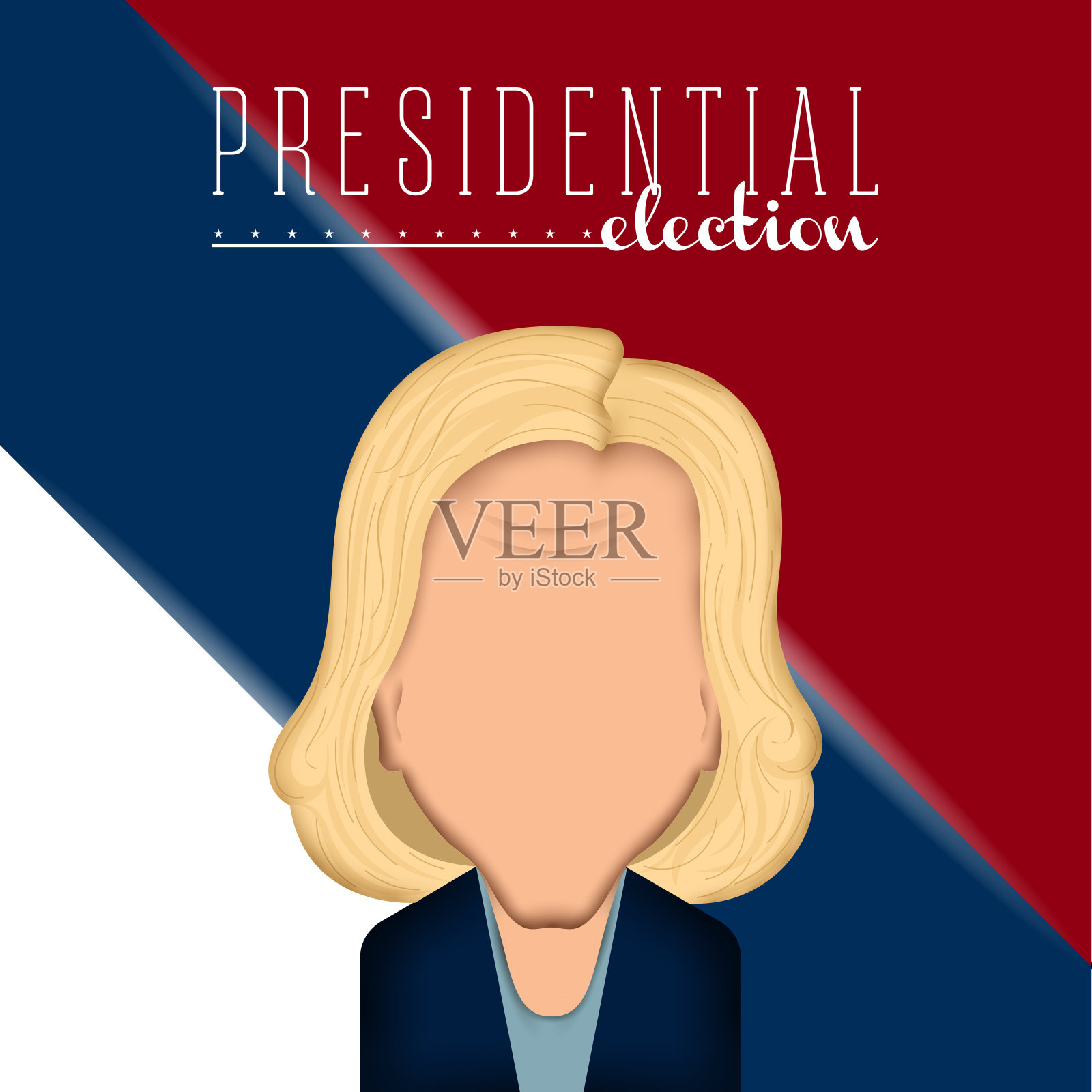 总统选举海报插画图片素材