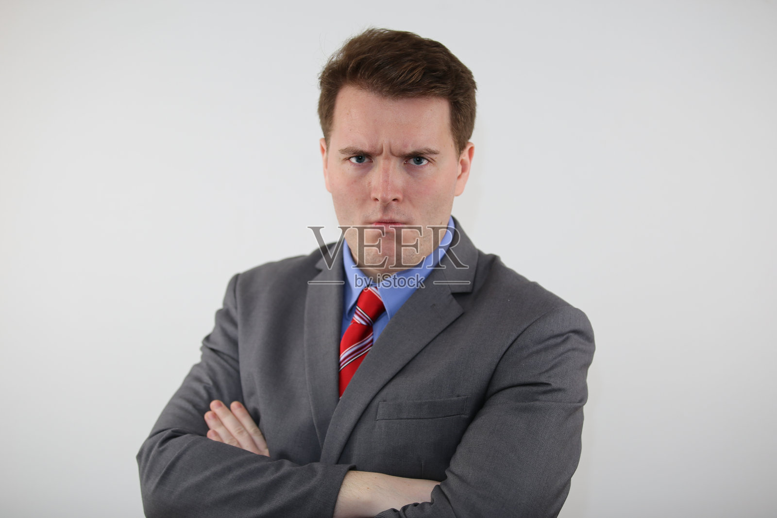 年轻的商人严肃的股票照片照片摄影图片