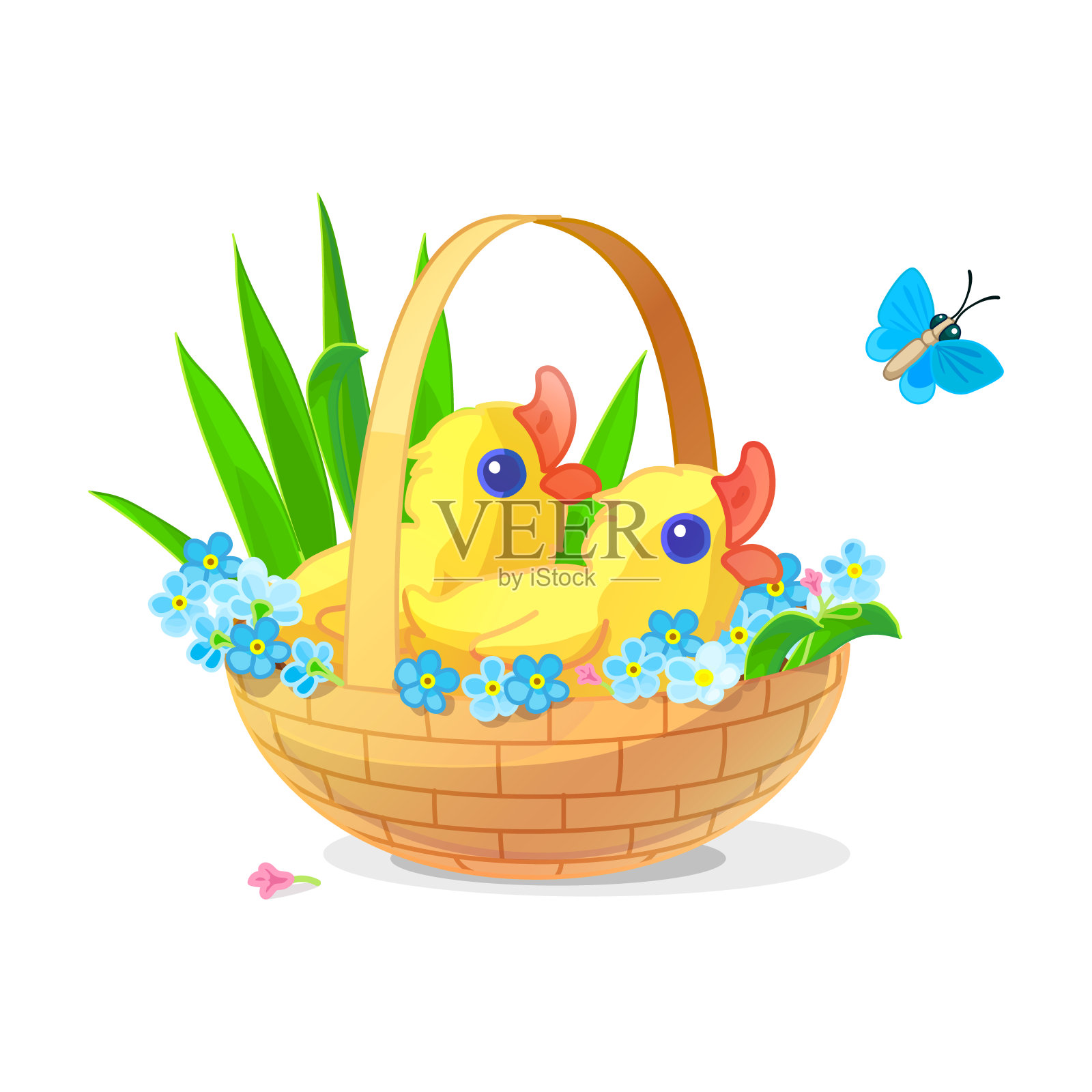 矢量卡通动物剪辑艺术插画图片素材