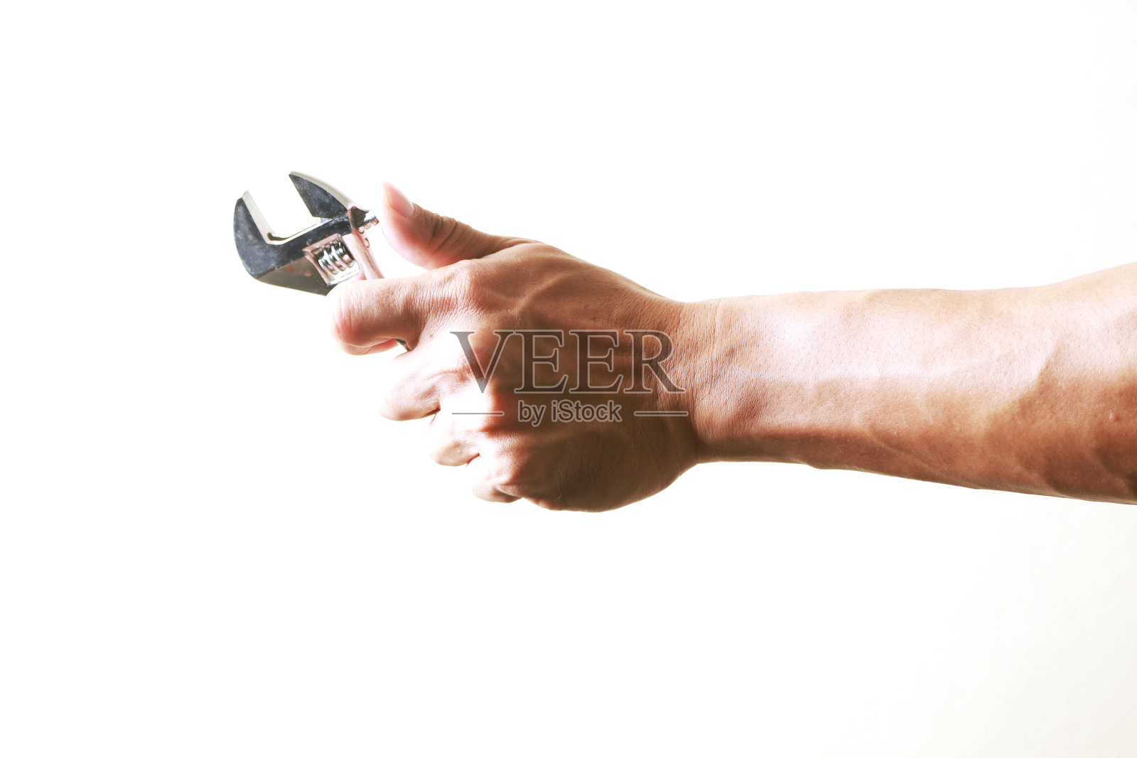 钳子钢工具在手修理固定和工人的工业建设，近手和手指车间的工业概念照片摄影图片