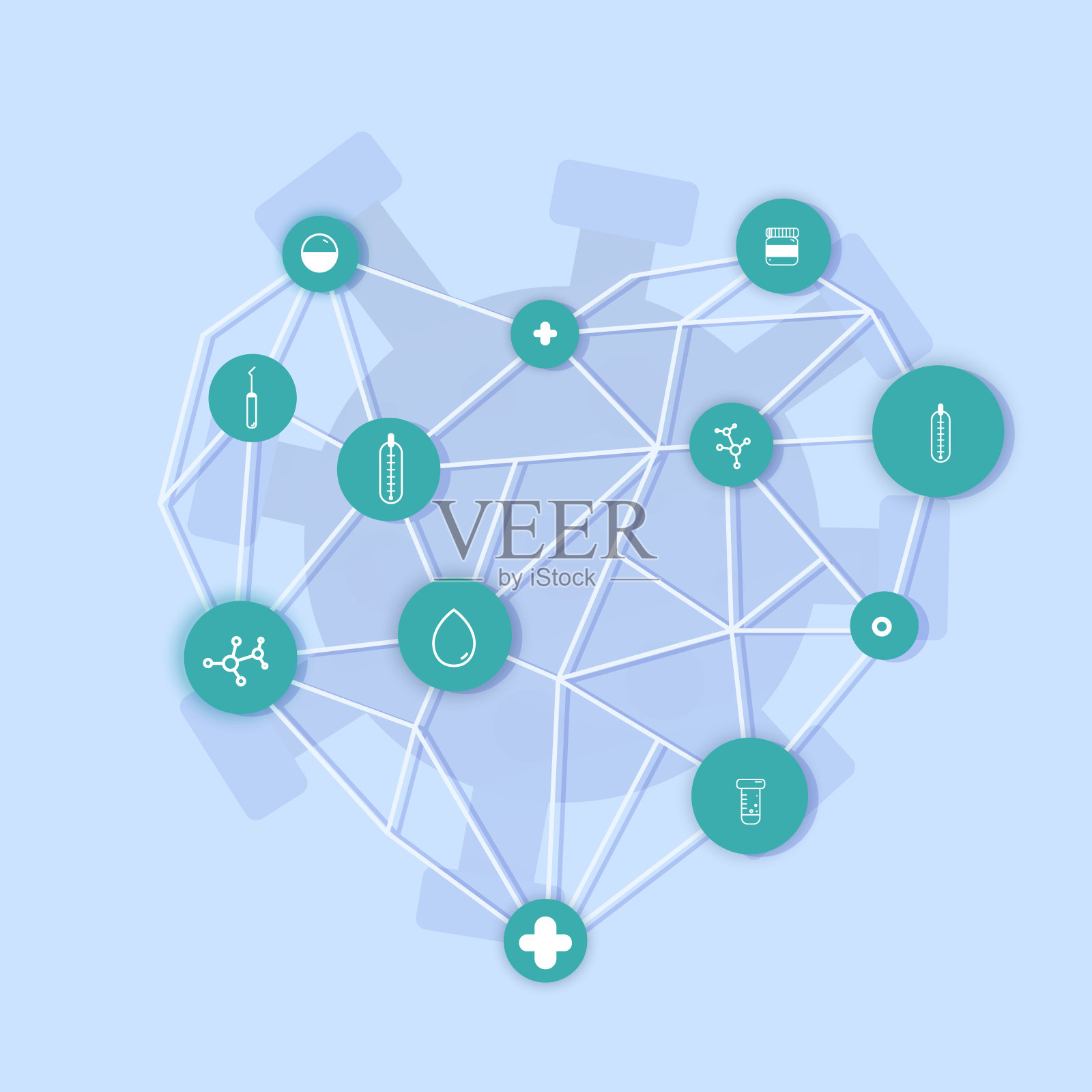 医疗冠状病毒手册，健康报告，药品模板，医院封面设计设计模板素材