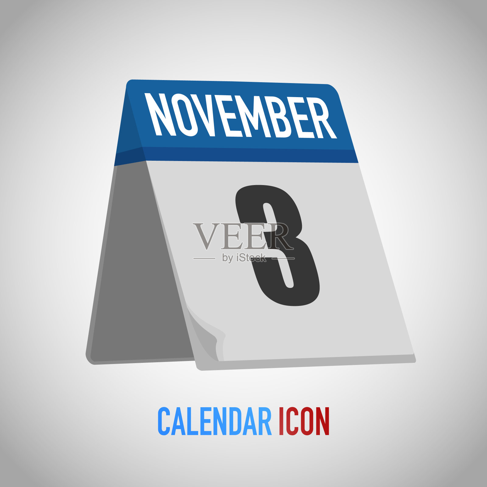 漂亮的桌子风格日历。日期,日、月。矢量插图背景提示，应用程序，用户界面，事件，假日，办公文件，图标，标志。孤立的扁平物体和符号。年收藏插画图片素材