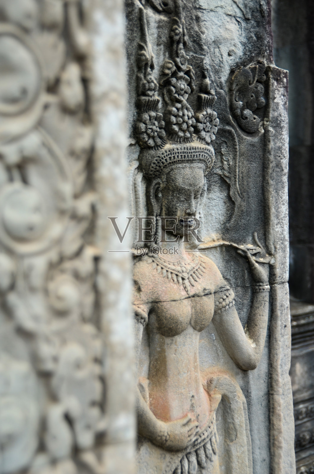 柬埔寨暹粒的吴哥窟寺庙照片摄影图片