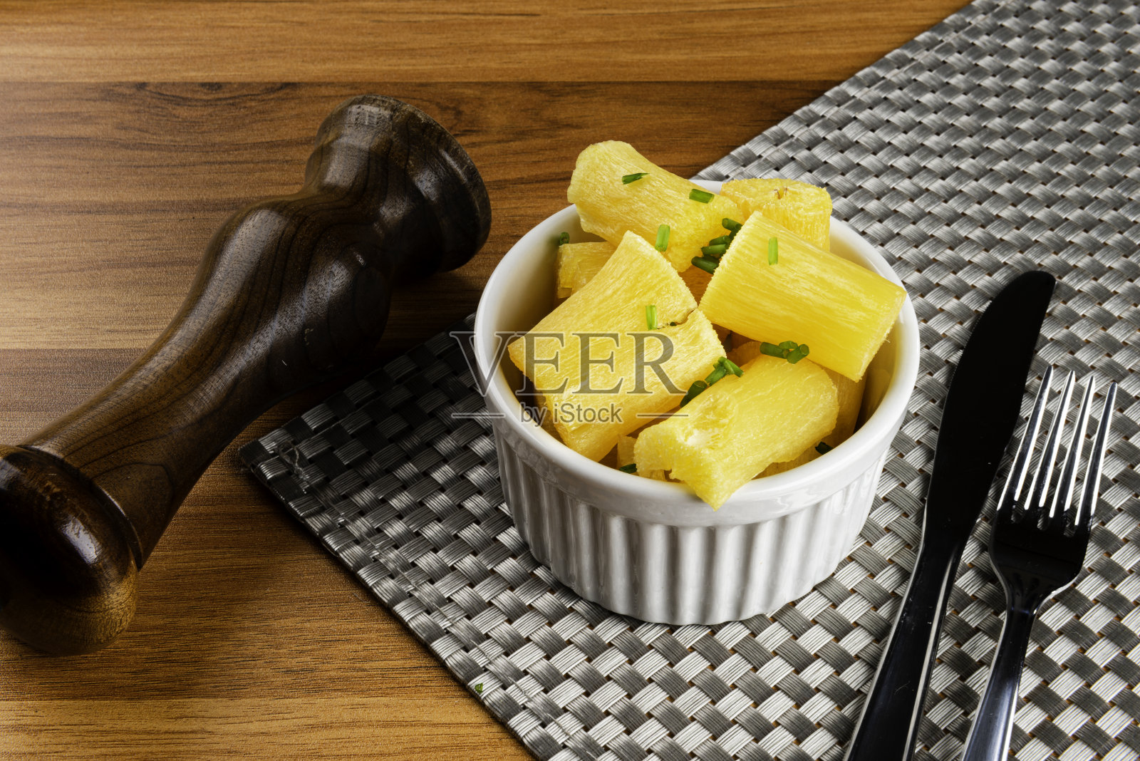 炸木薯。巴西油炸木薯概念照片摄影图片