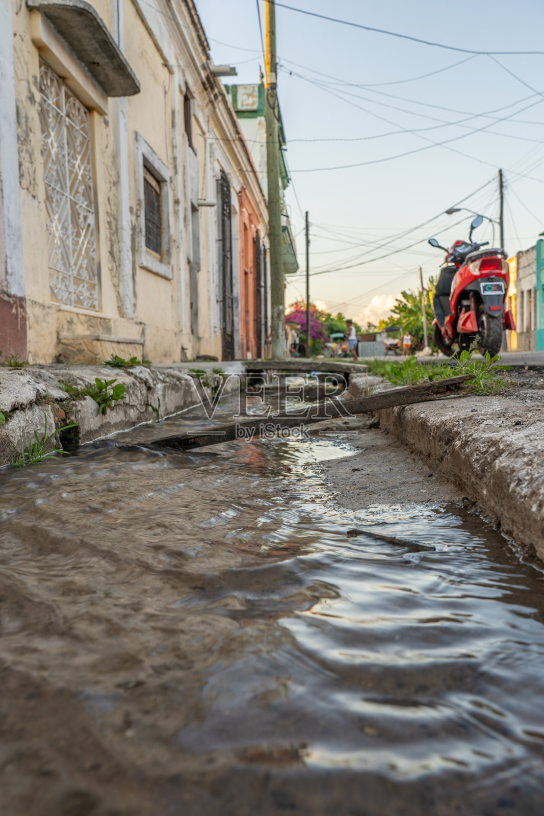 古巴哈瓦那老街照片摄影图片