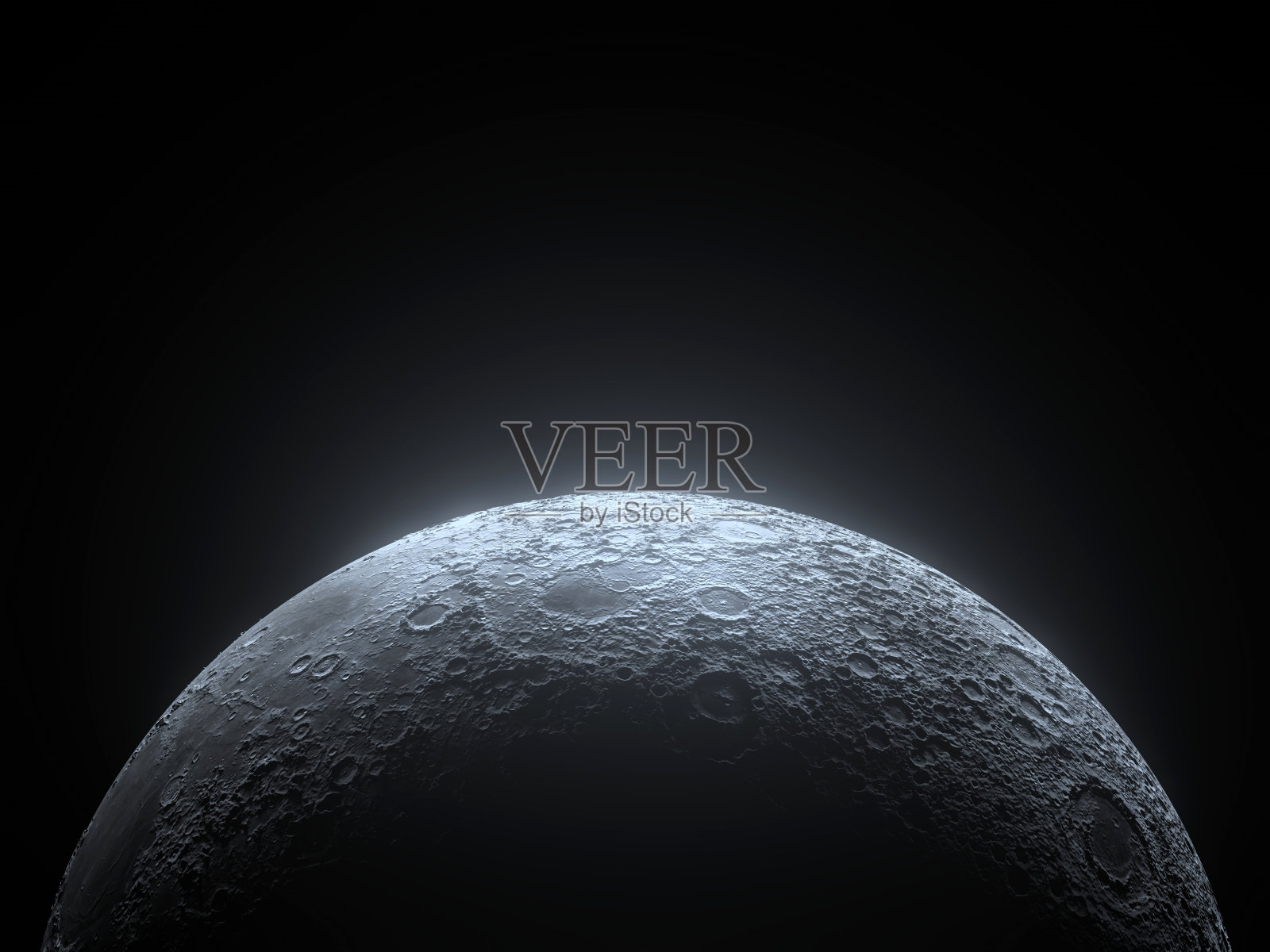 近距离观察超级月亮照片摄影图片