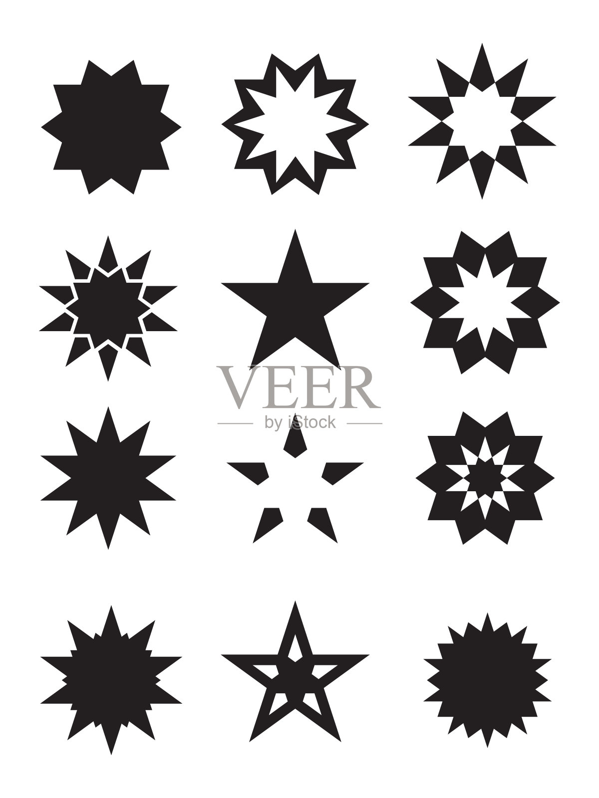 大星集-向量。设计元素图片