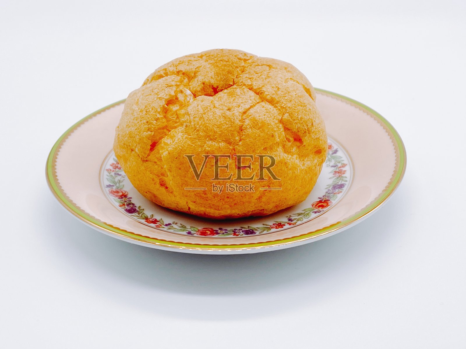 奶油泡芙照片摄影图片