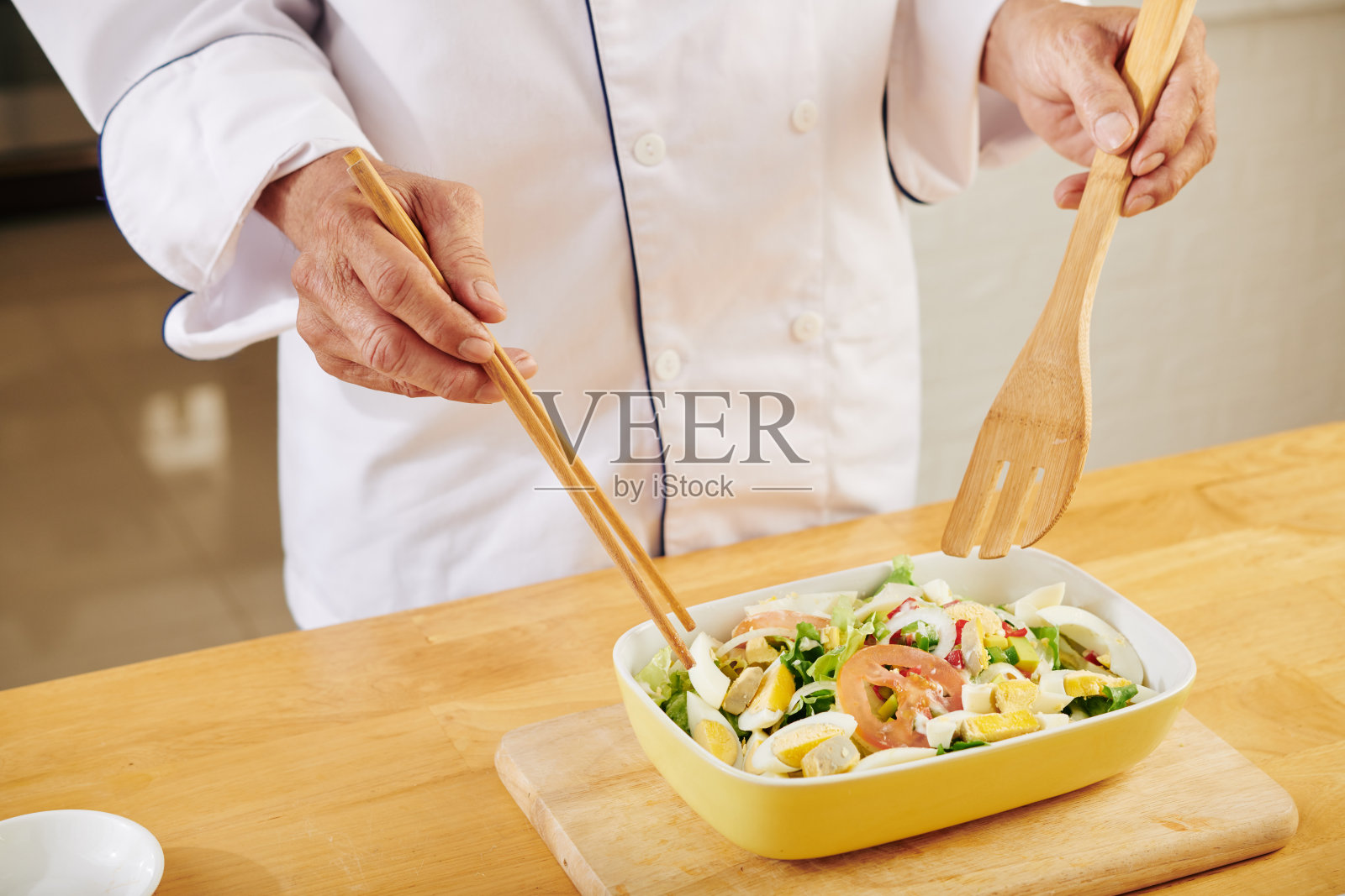 库克混合沙拉照片摄影图片