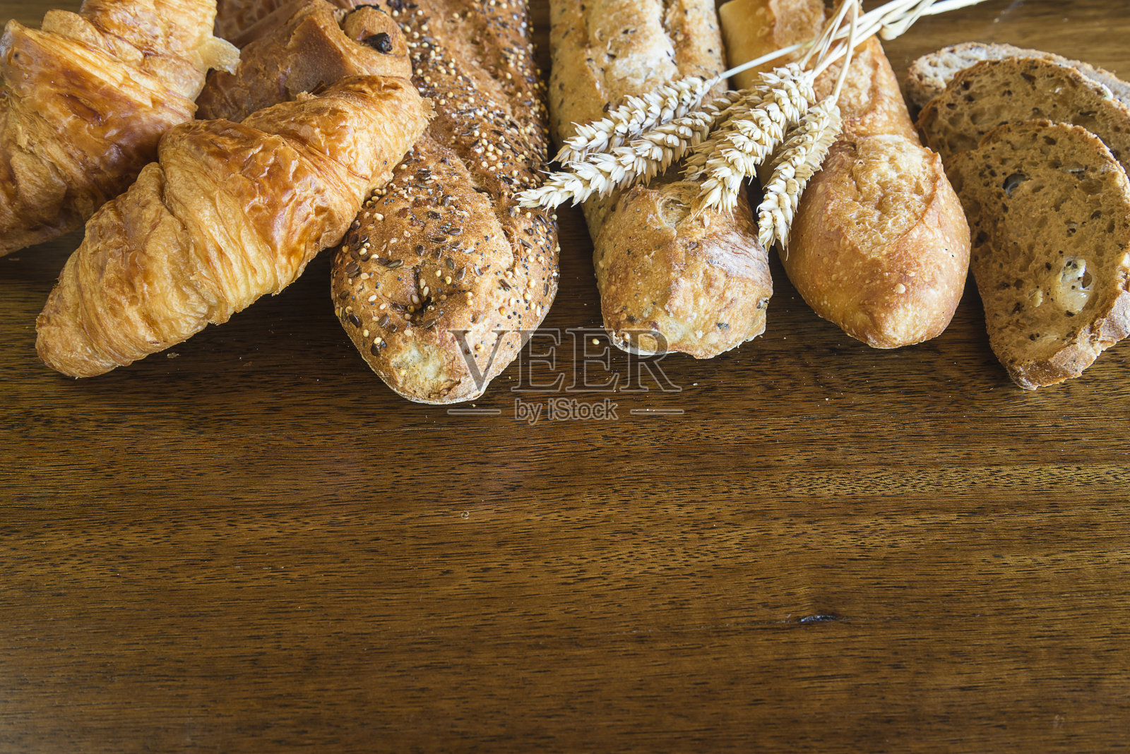 各种法式手工面包照片摄影图片