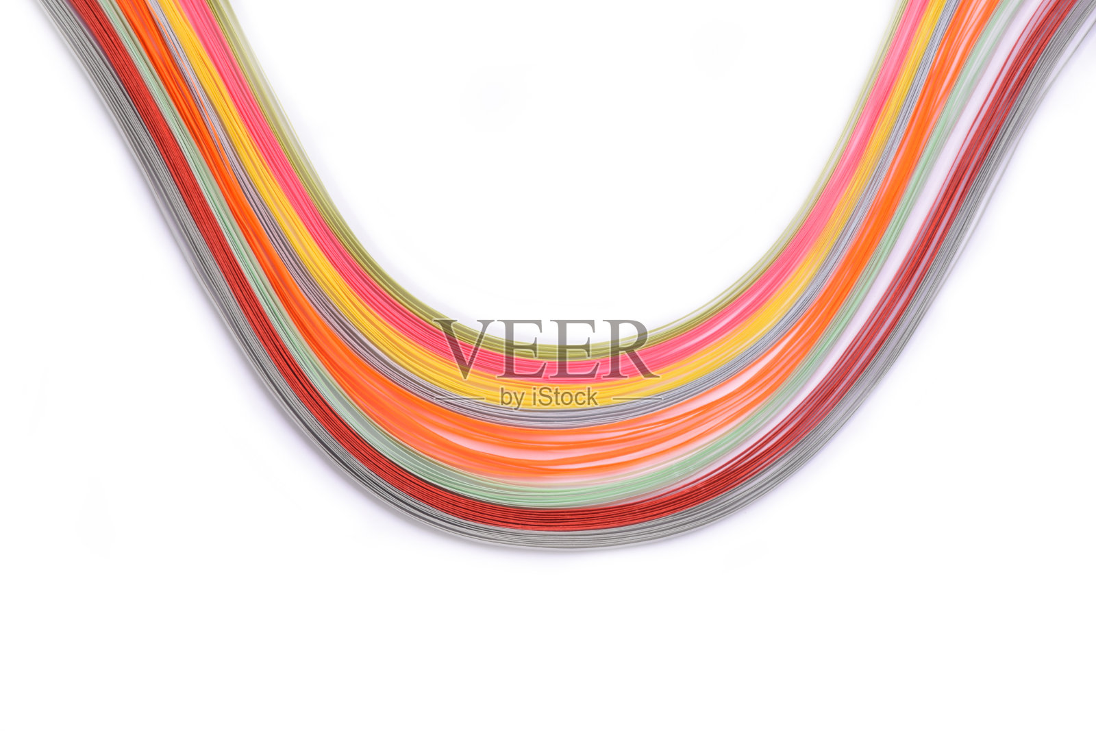 纸带多色艺术彩虹照片摄影图片