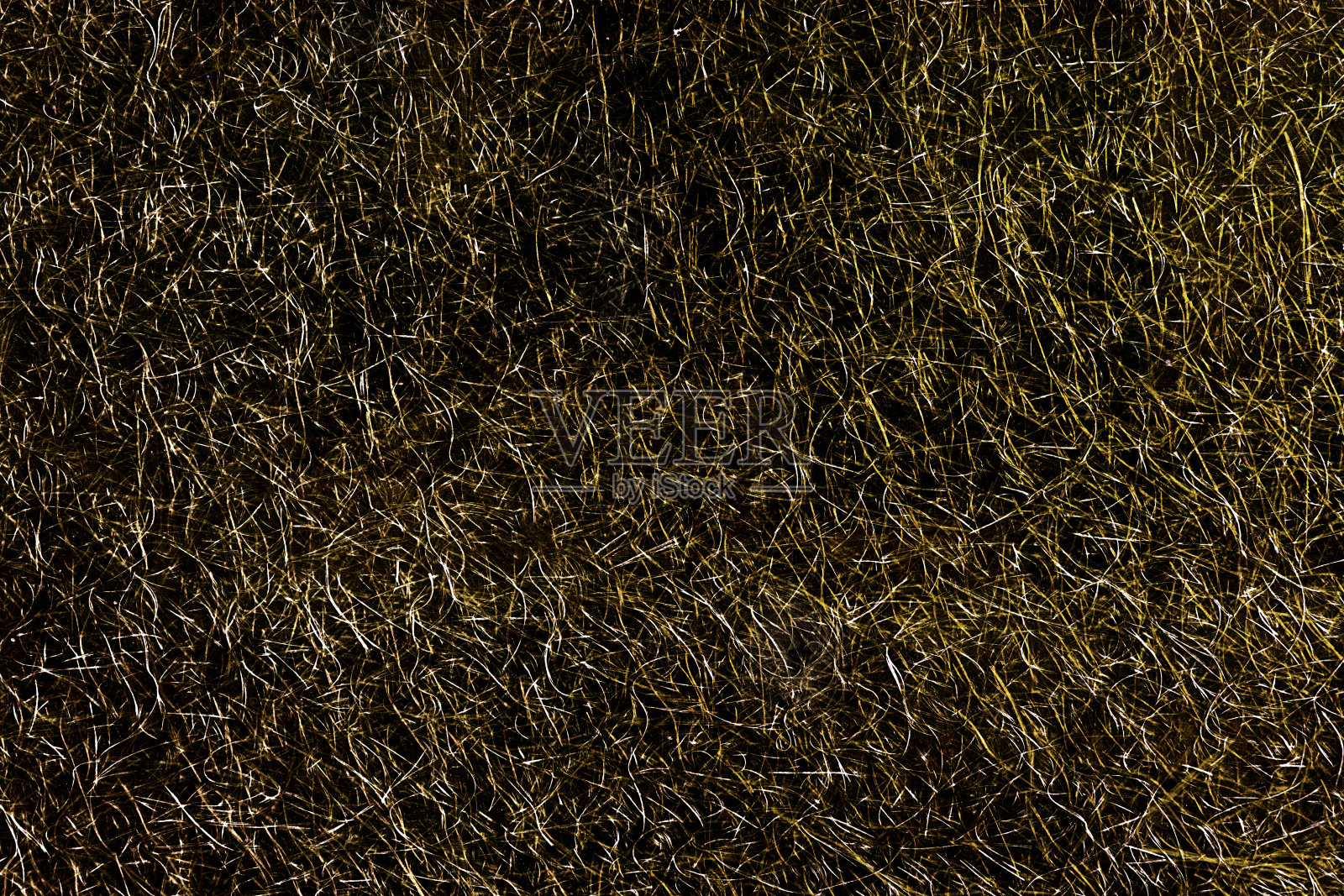 抽象的金塑料纤维片背景、纹理或表面照片摄影图片