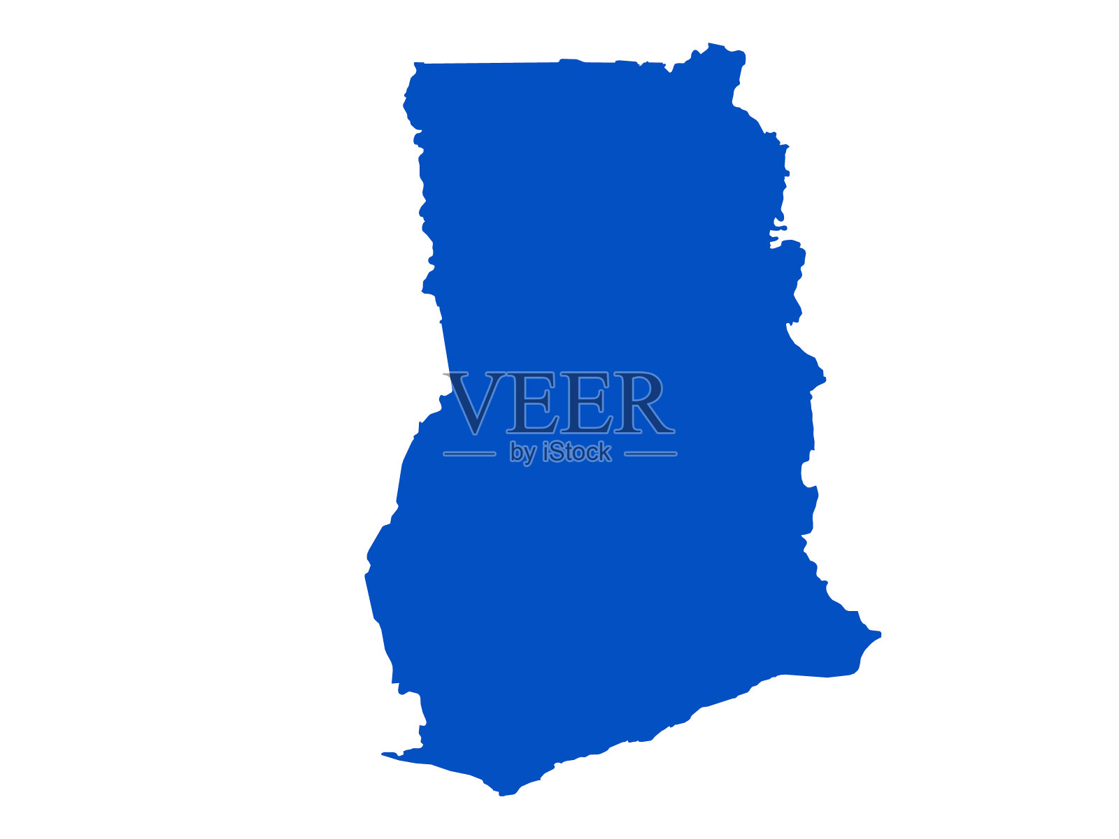 加纳的地图插画图片素材