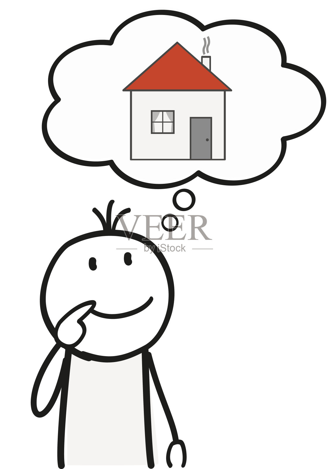 人从自己的房子梦想设计元素图片