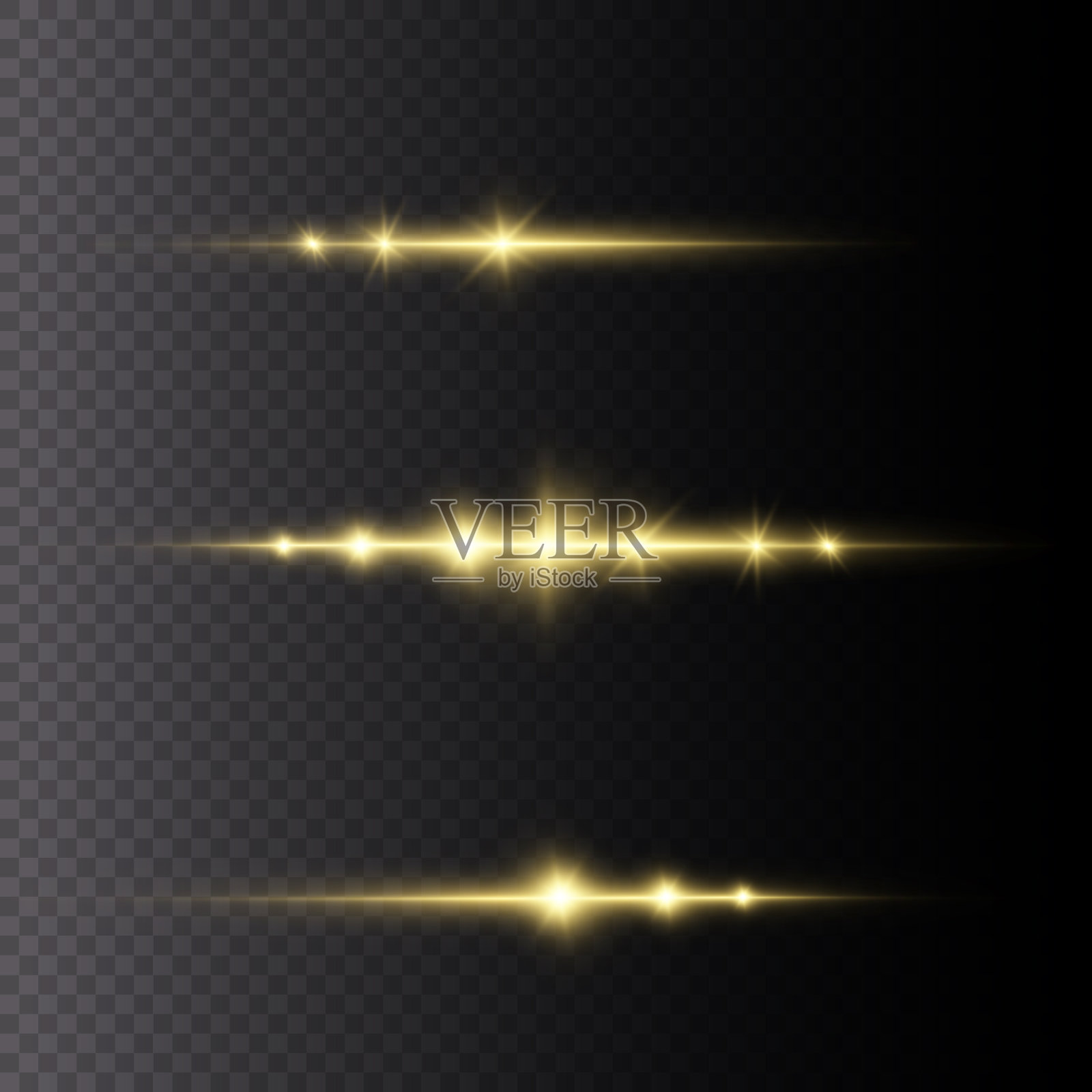 黄色的光。设计元素图片