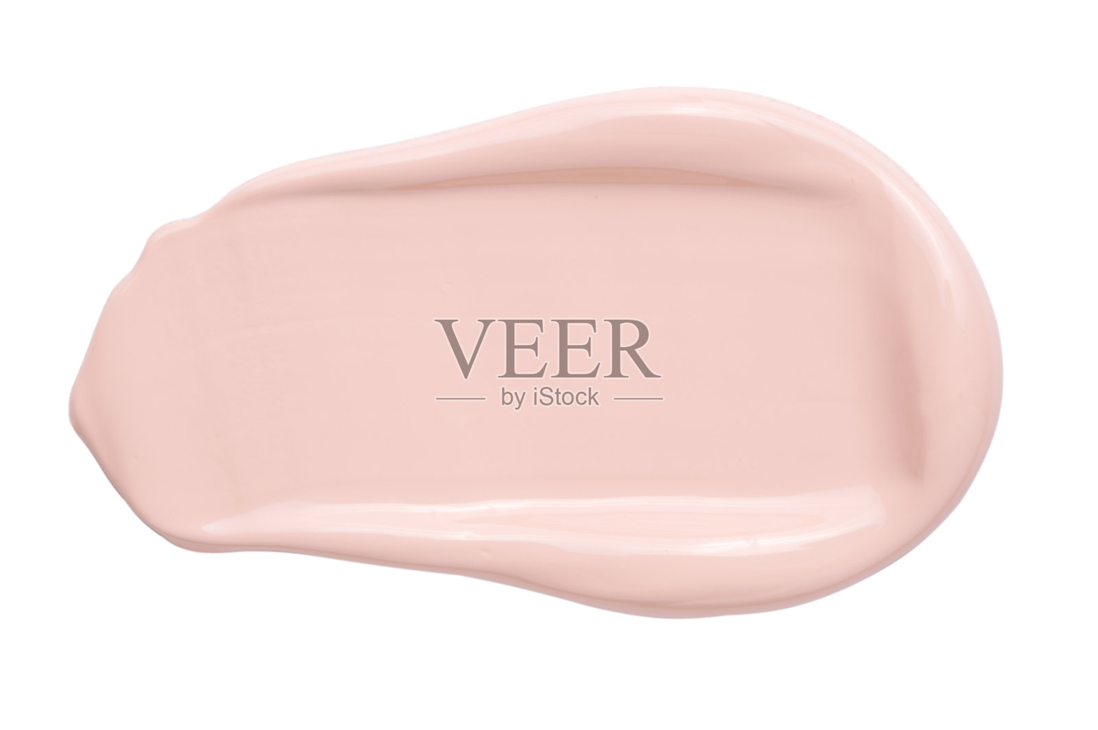 粉底液隔离在白色背景上。照片摄影图片