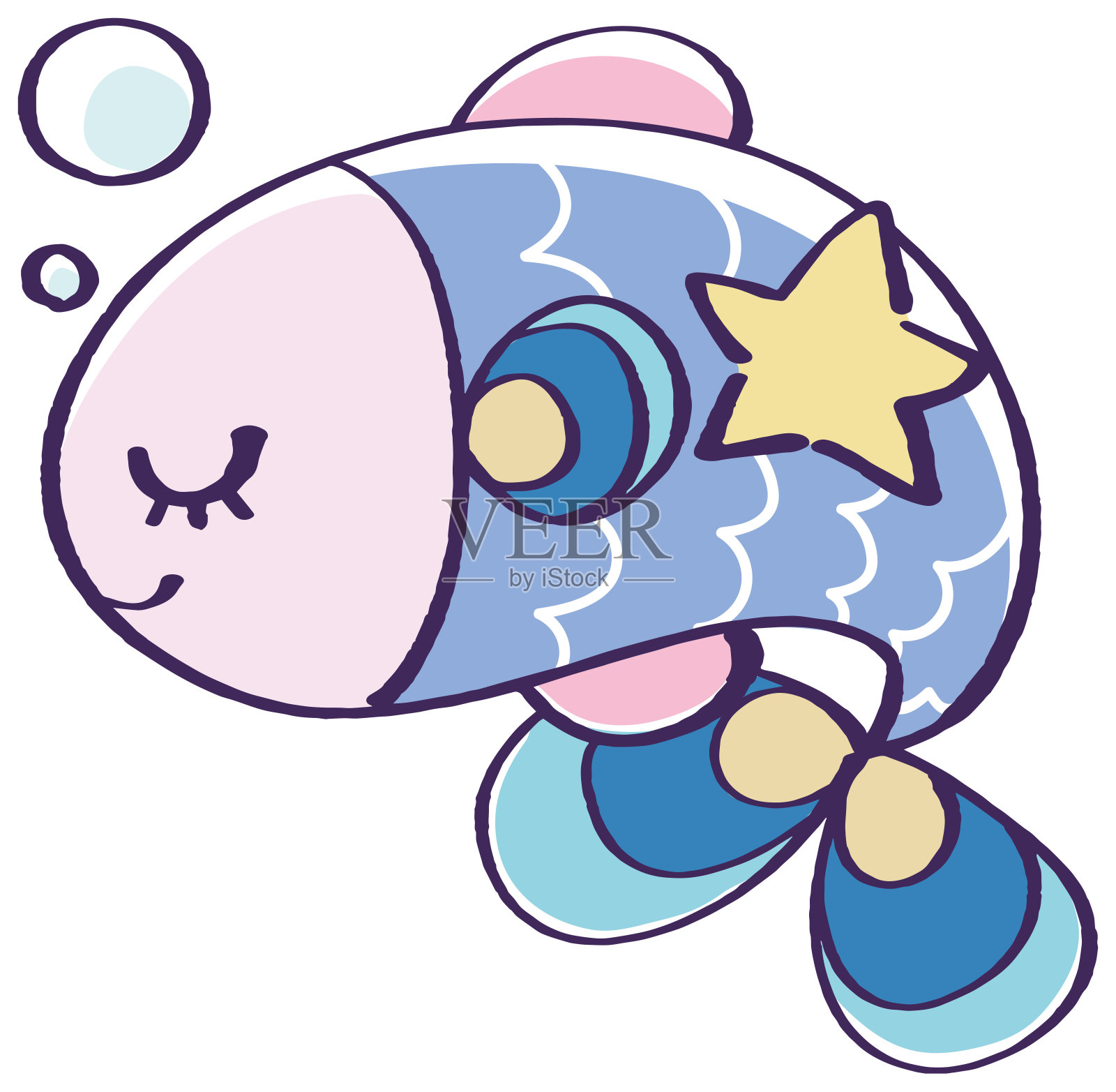 双鱼座12星座插图矢量设计元素图片