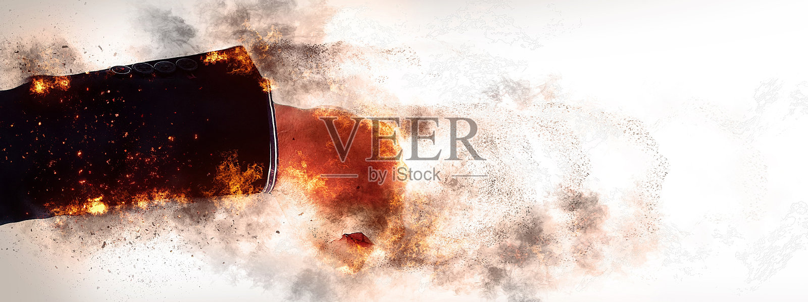 商人伸出拳头照片摄影图片