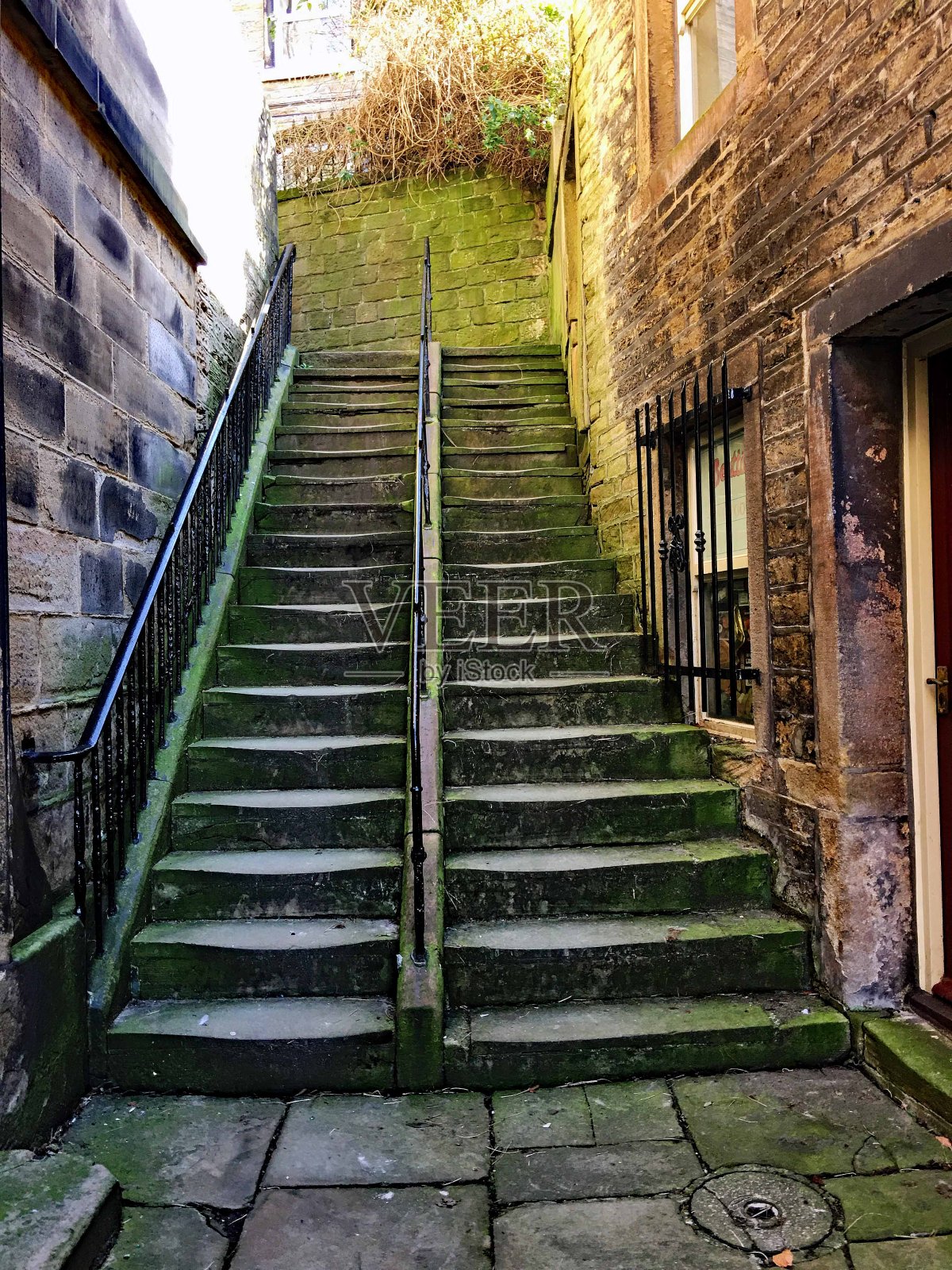 Holmfirth的一些台阶照片摄影图片