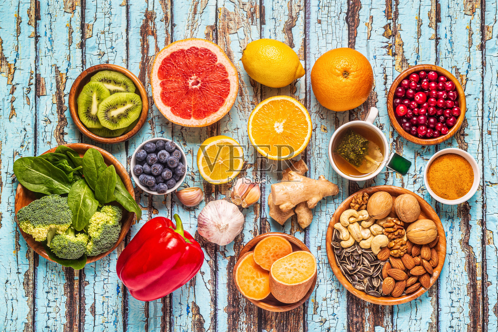 提高免疫系统的食物照片摄影图片