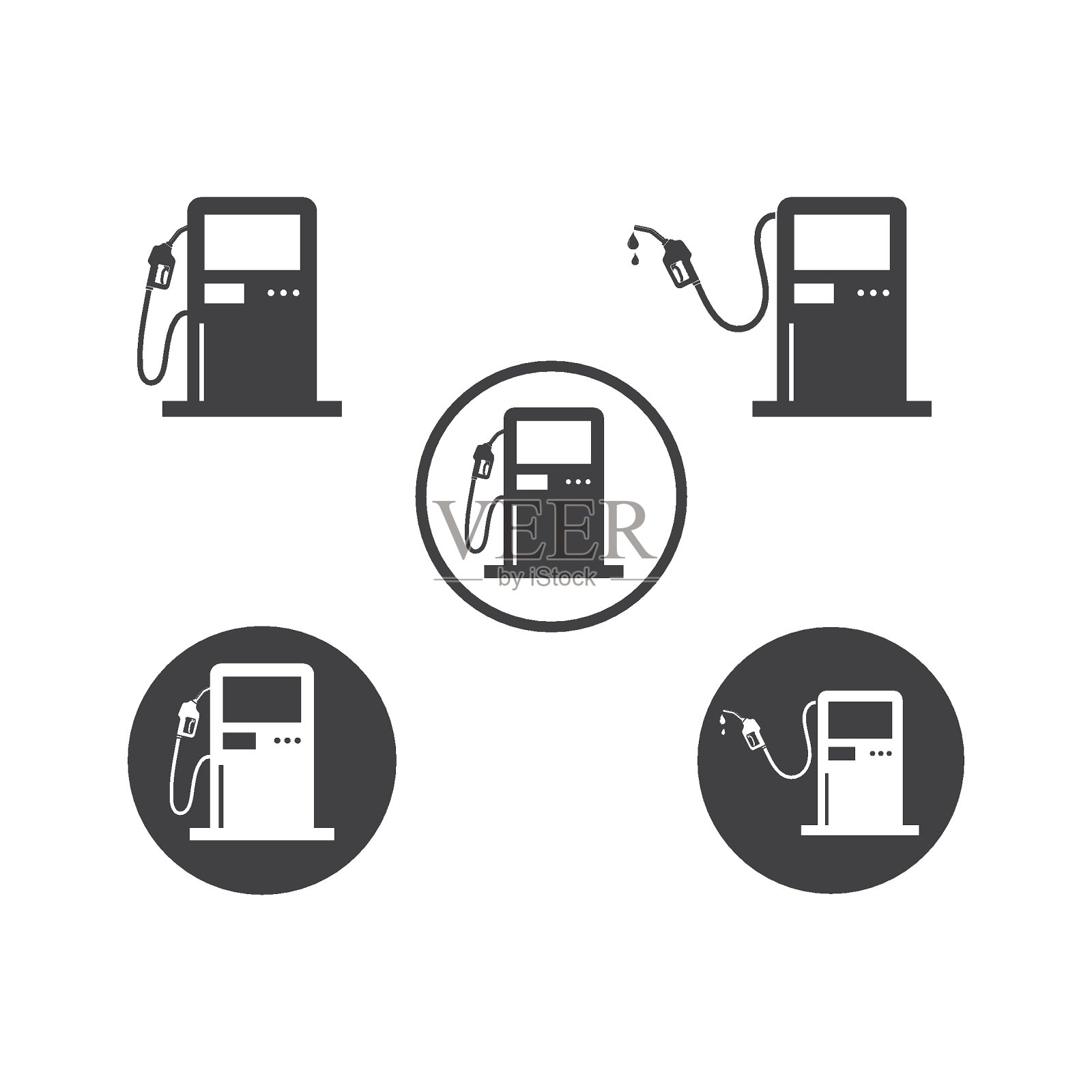 汽油喷嘴矢量图的类型插画图片素材