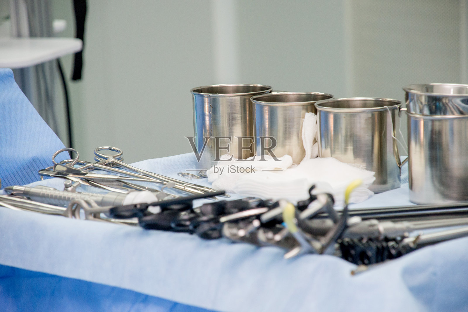手术室无菌手术器械照片摄影图片