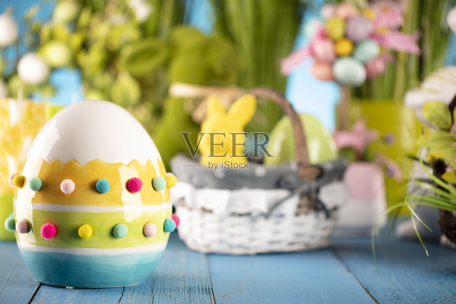 复活节主题。照片摄影图片