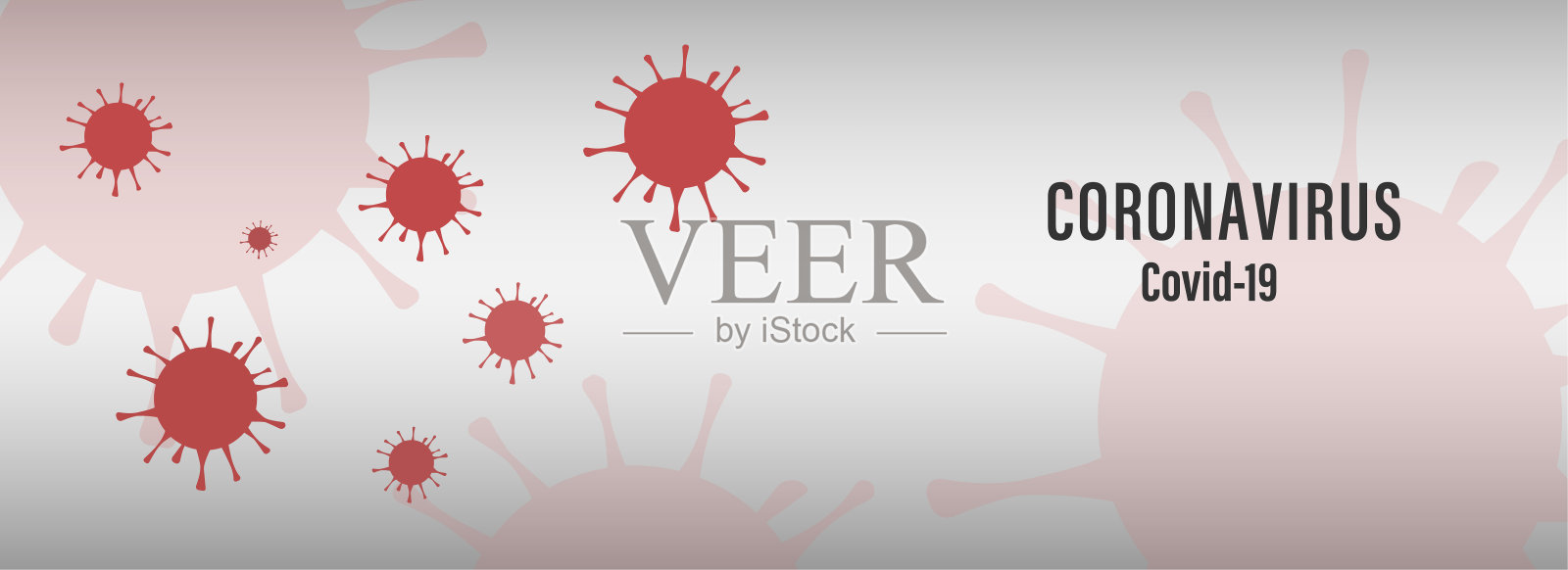 冠状病毒或冠状病毒covid-19, 2019-ncov插图/海报插画图片素材