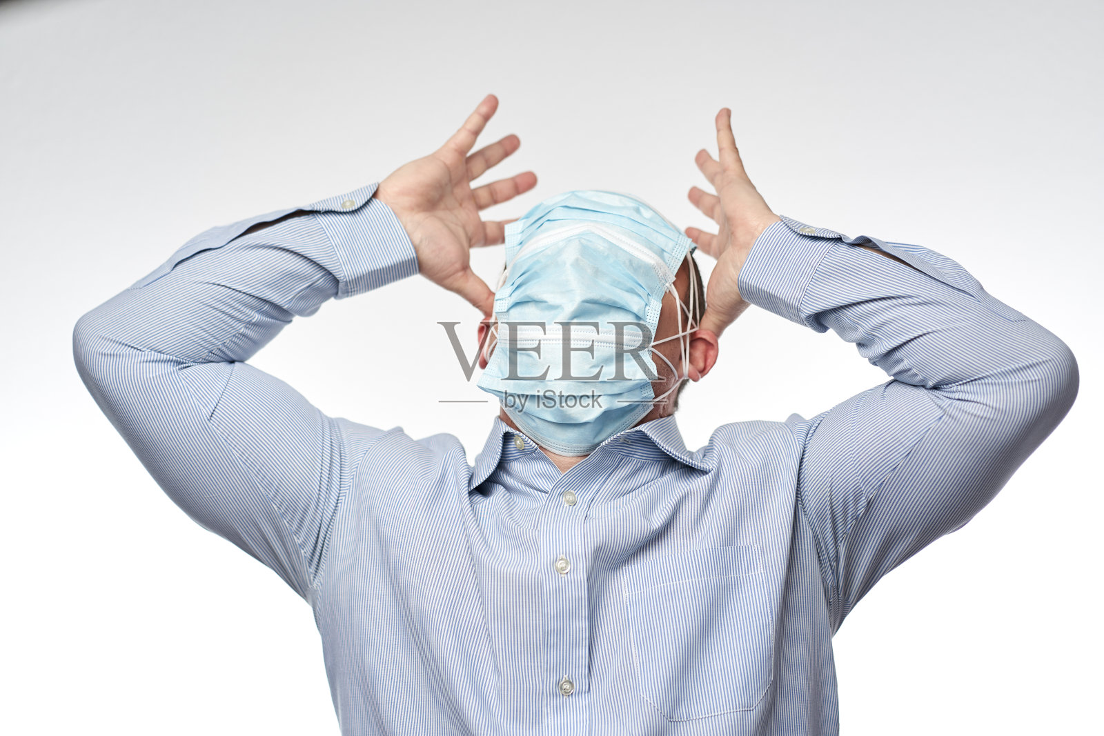 过度保护盲人照片摄影图片