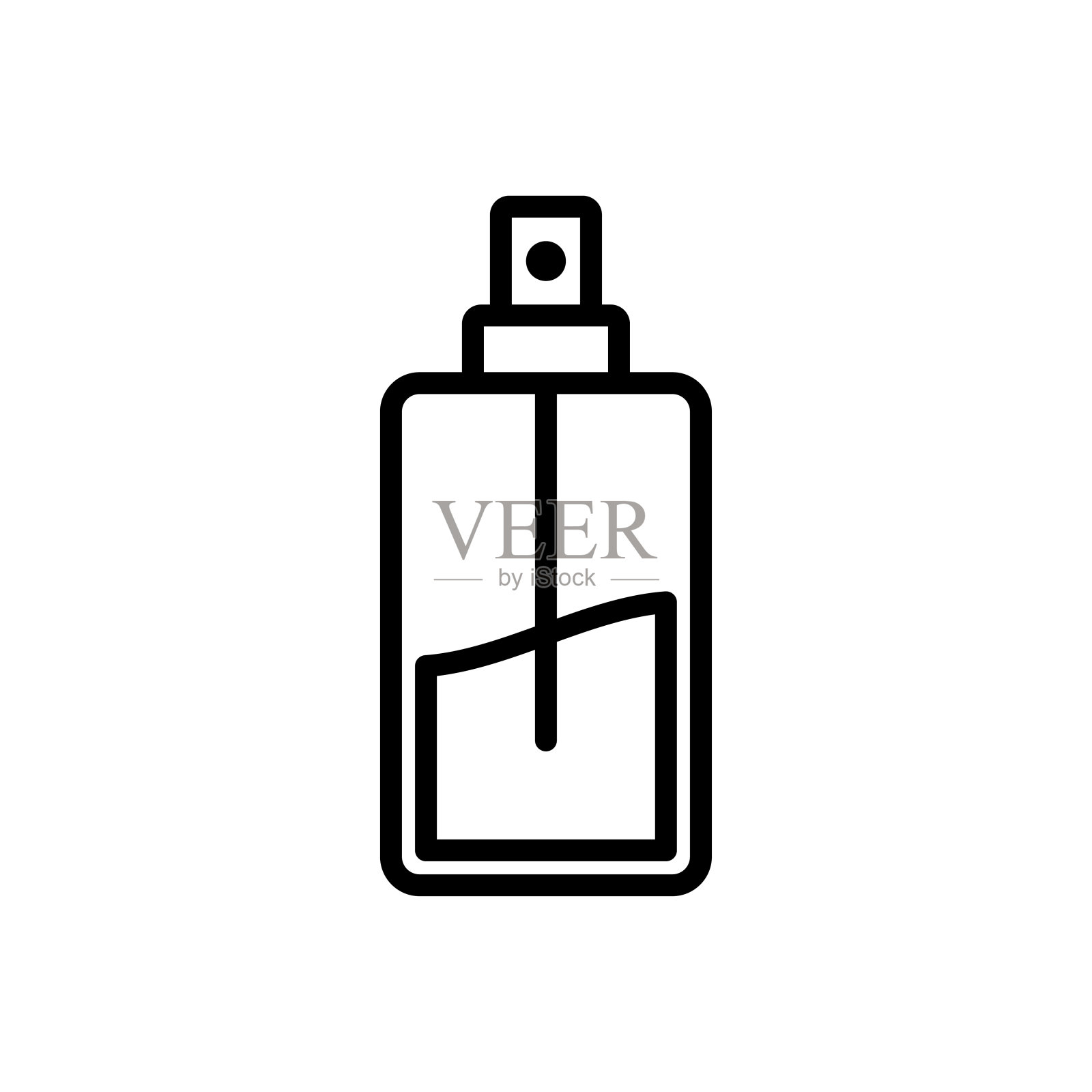 时尚偶像:香水瓶插画图片素材