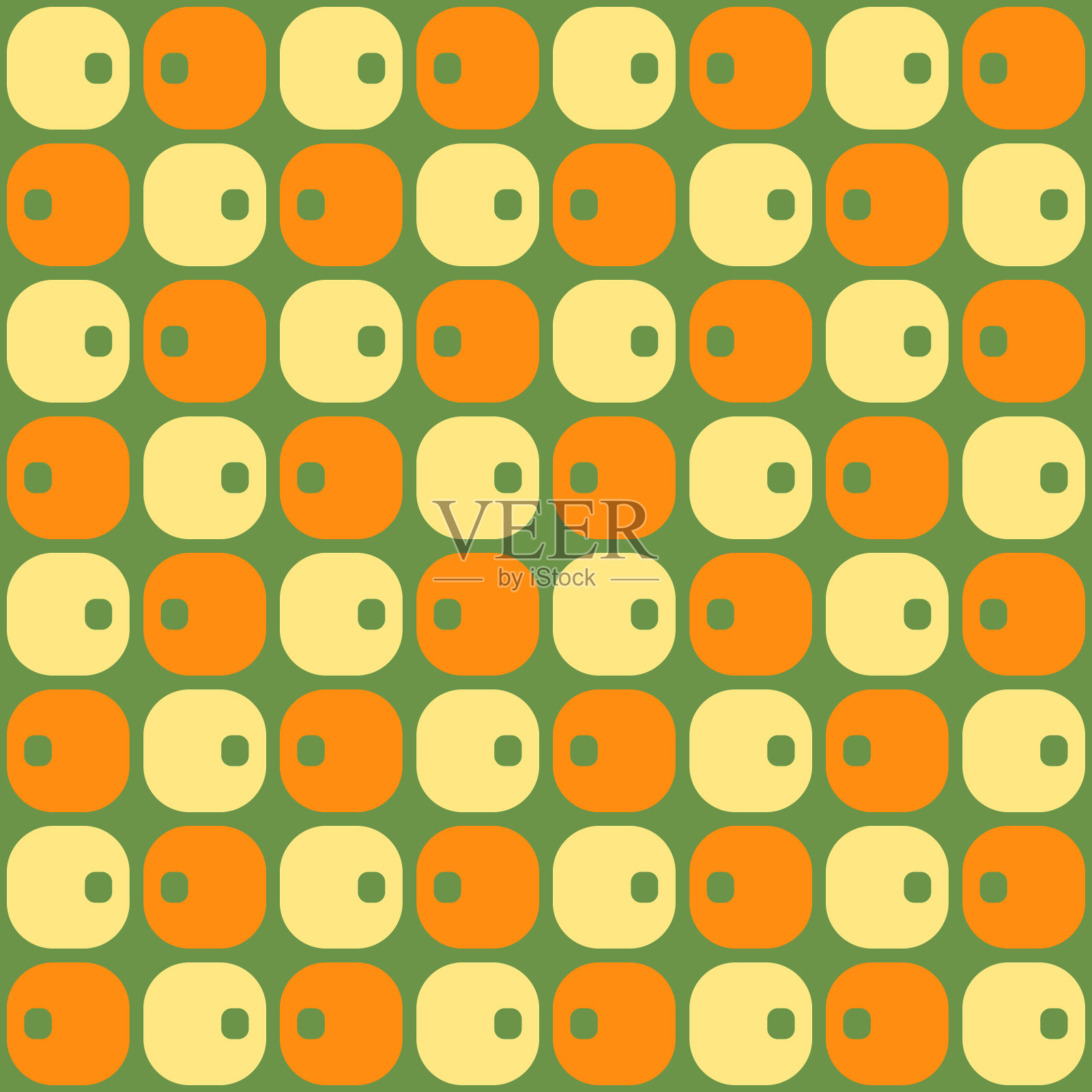 中世纪几何复古设计。永恒的无缝模式。插画图片素材