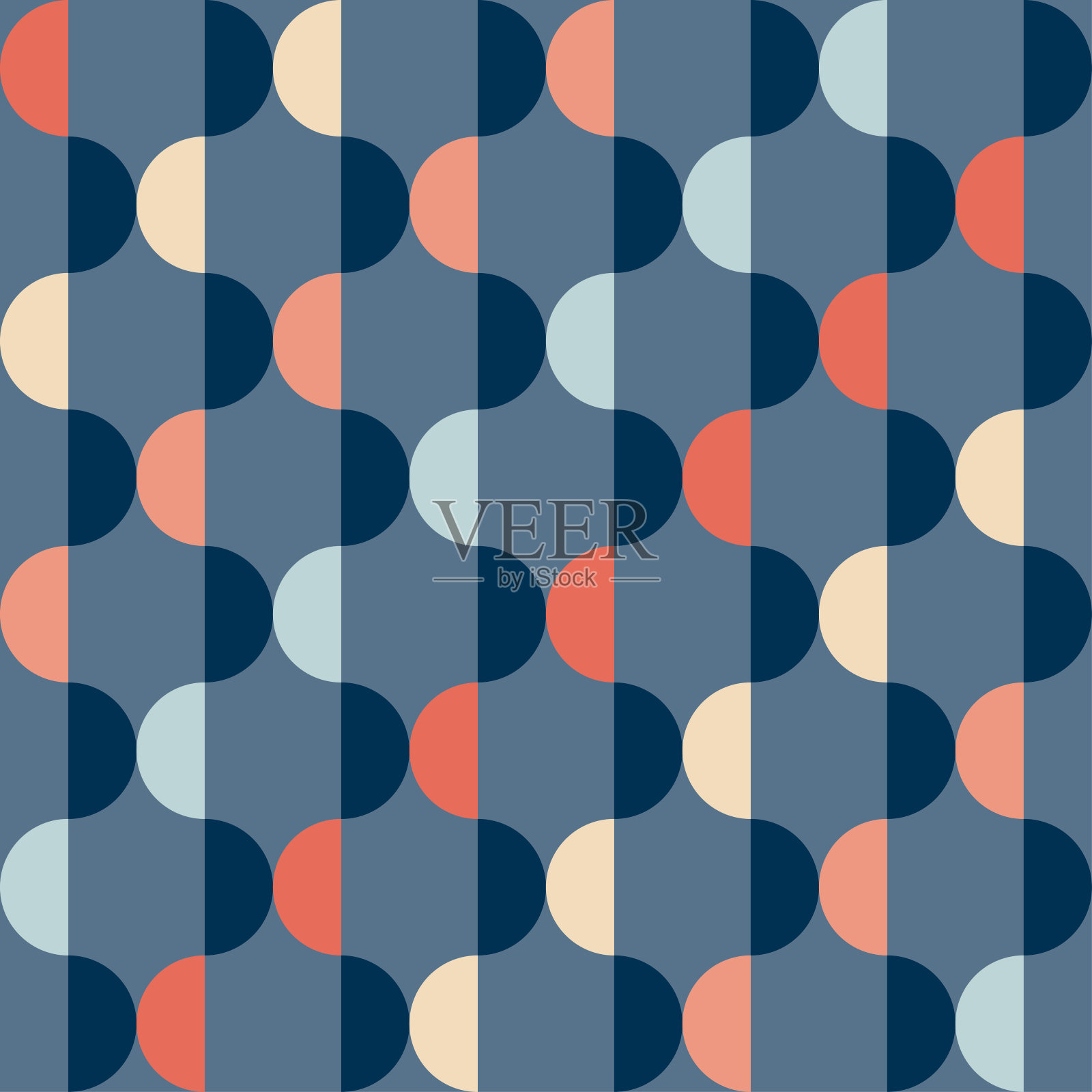 抽象无缝矢量图。几何背景。插画图片素材