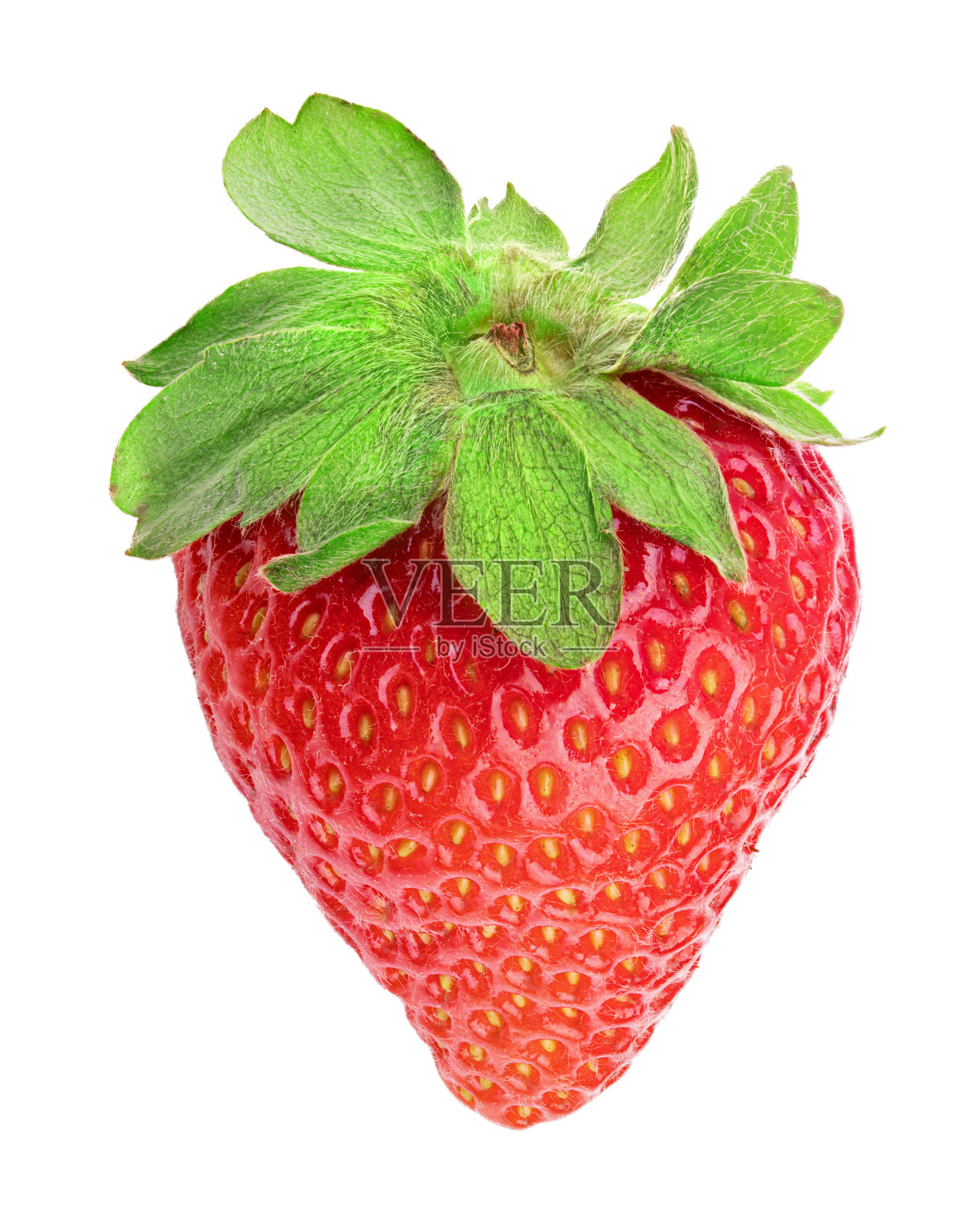 草莓孤立在白色背景照片摄影图片