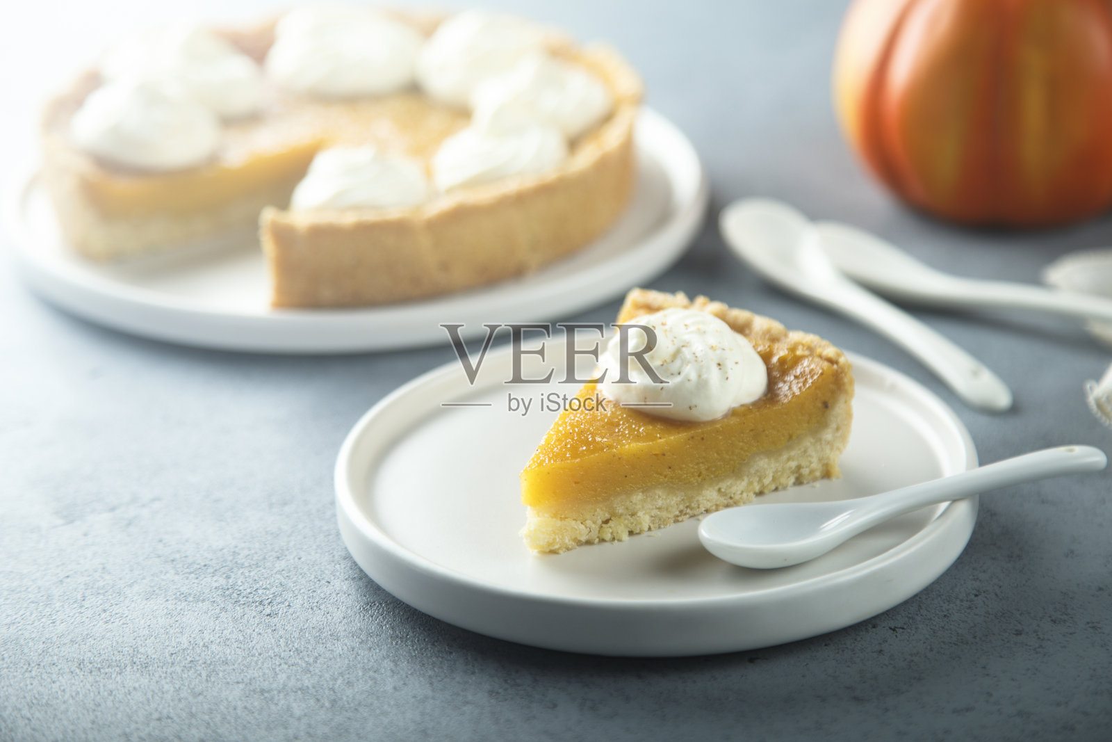 南瓜派照片摄影图片