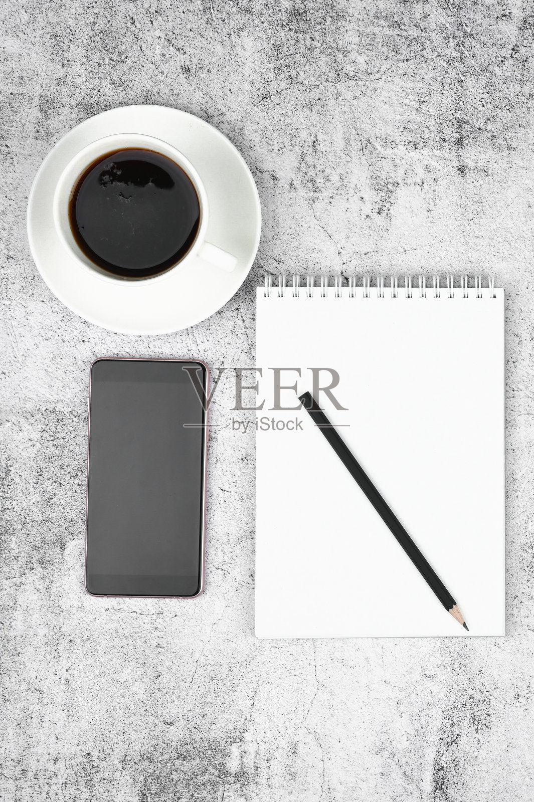 网上购物的概念。俯视图照片摄影图片