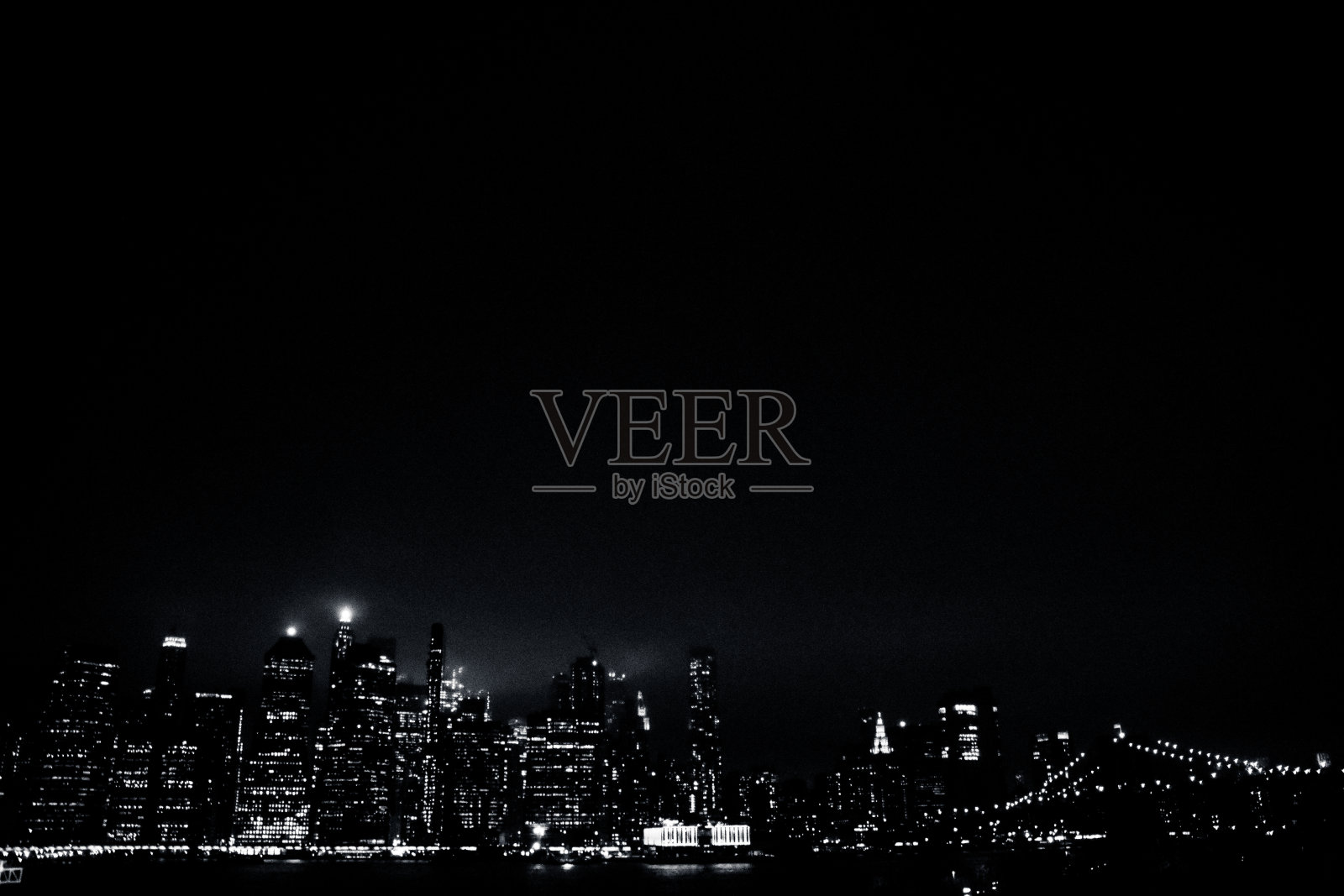 曼哈顿的天际线照片摄影图片