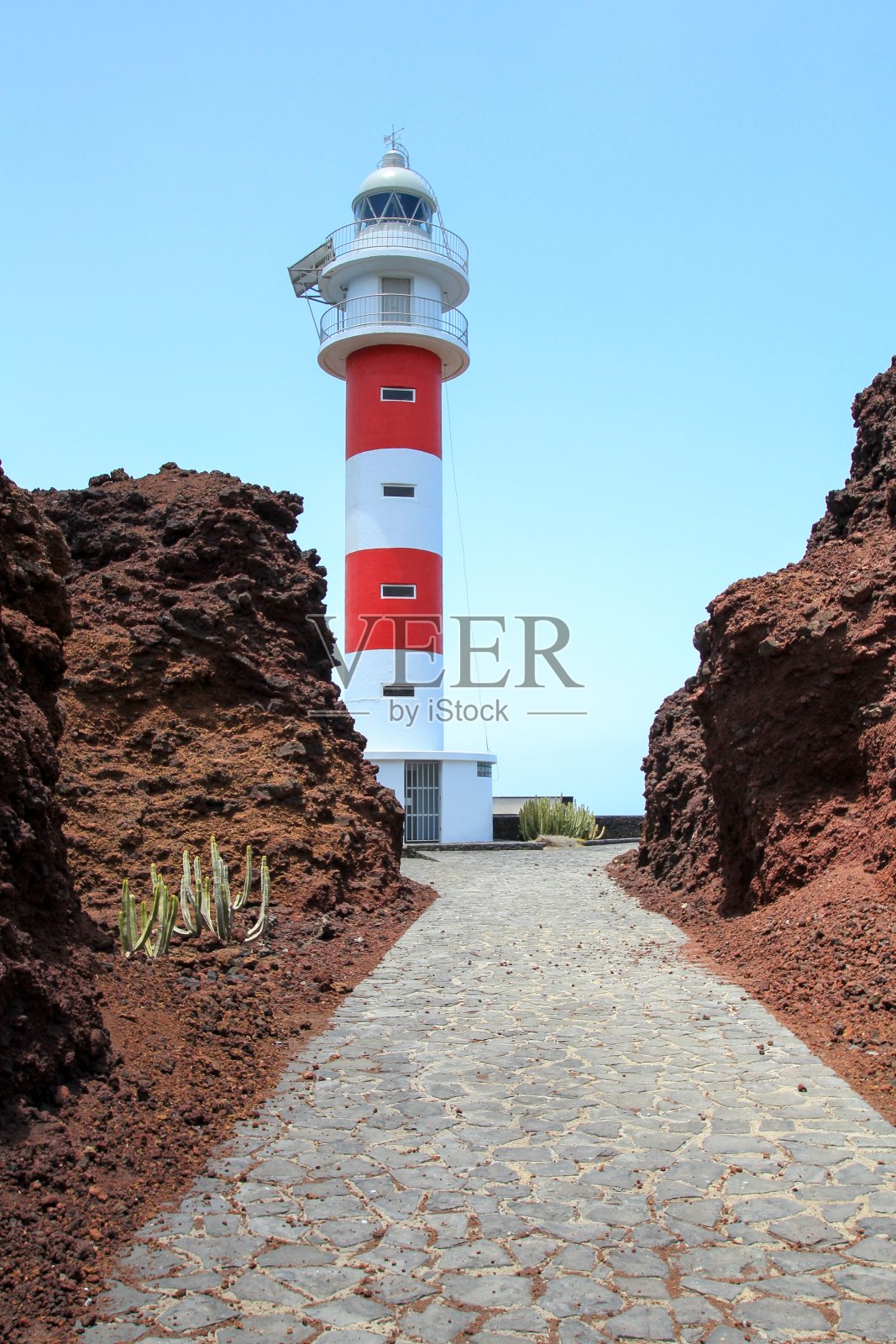 Punta de Teno的灯塔照片摄影图片