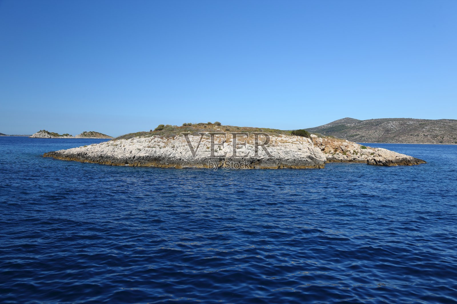 克罗地亚的岛屿景观照片摄影图片