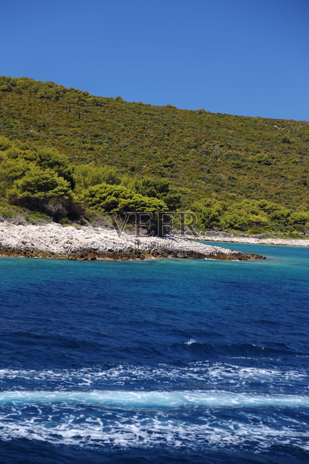 克罗地亚的岛屿景观照片摄影图片