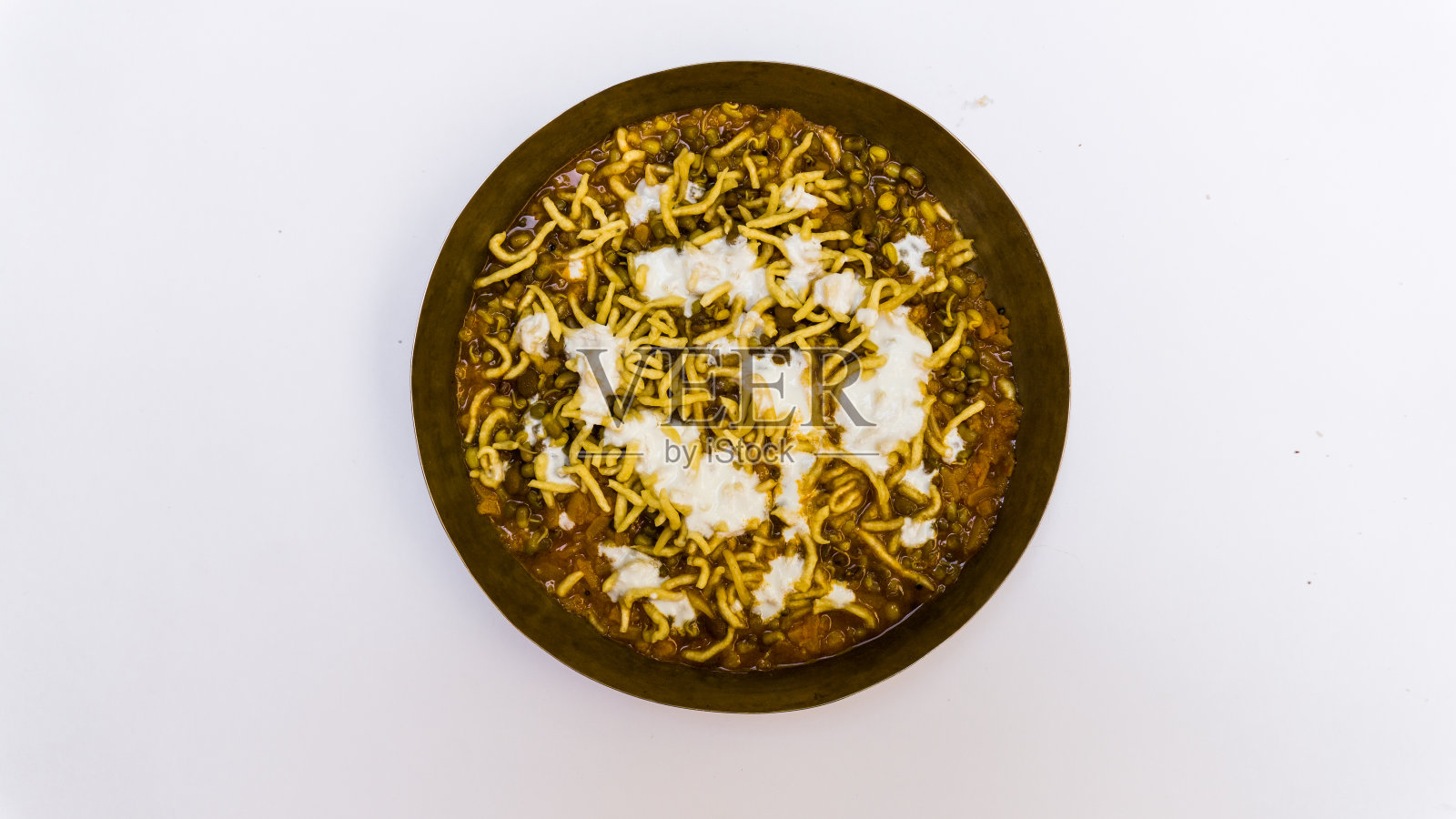 Puneri misal也被称为poona misal照片摄影图片