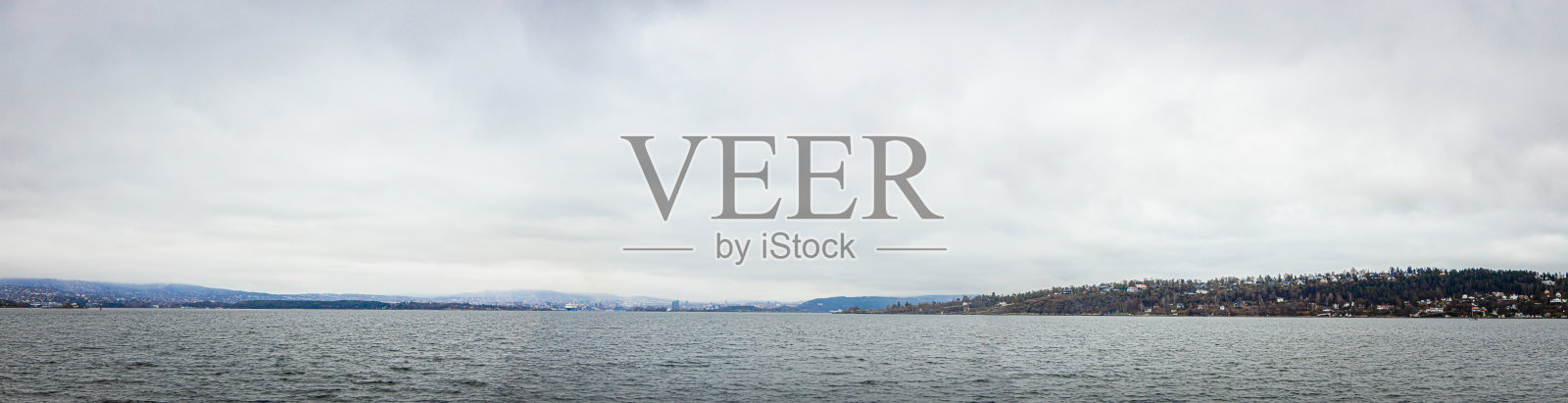 挪威的奥斯陆峡湾照片摄影图片