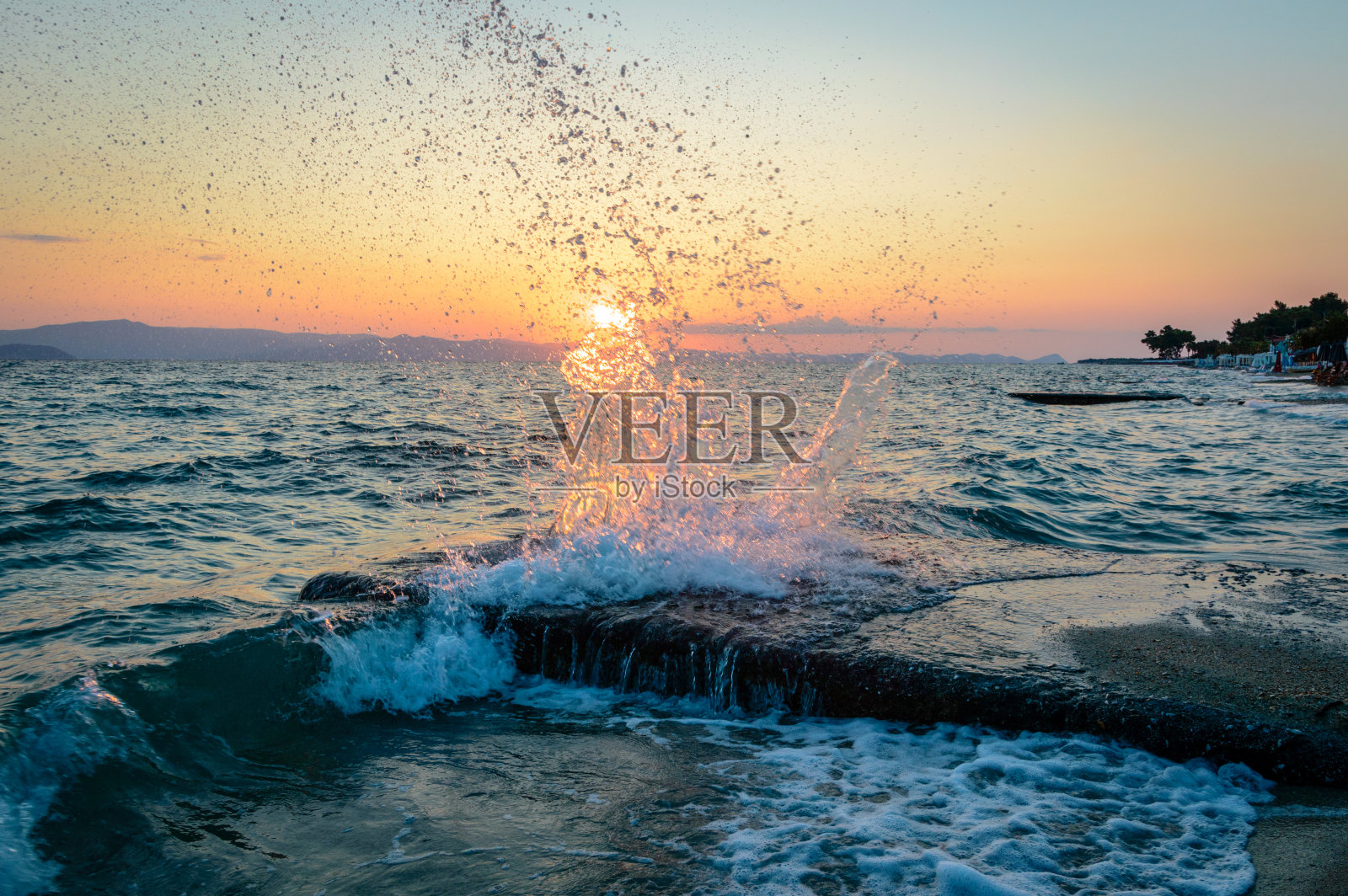 美丽的海景照片摄影图片