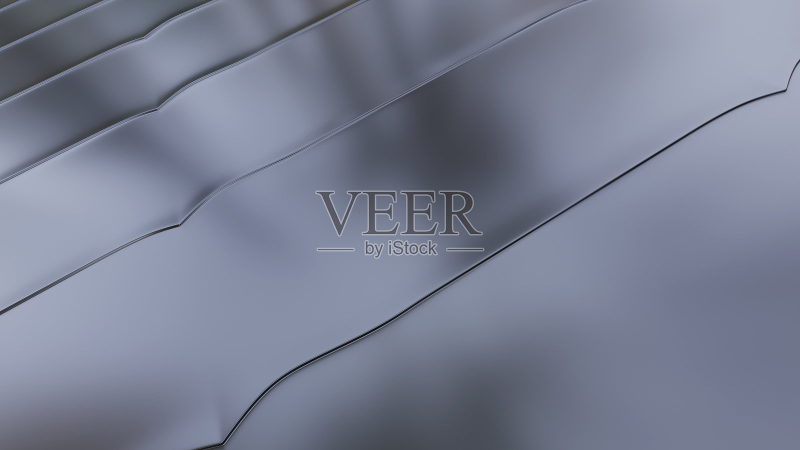 灰色金属表面，有少量的斜波和硬边照片摄影图片