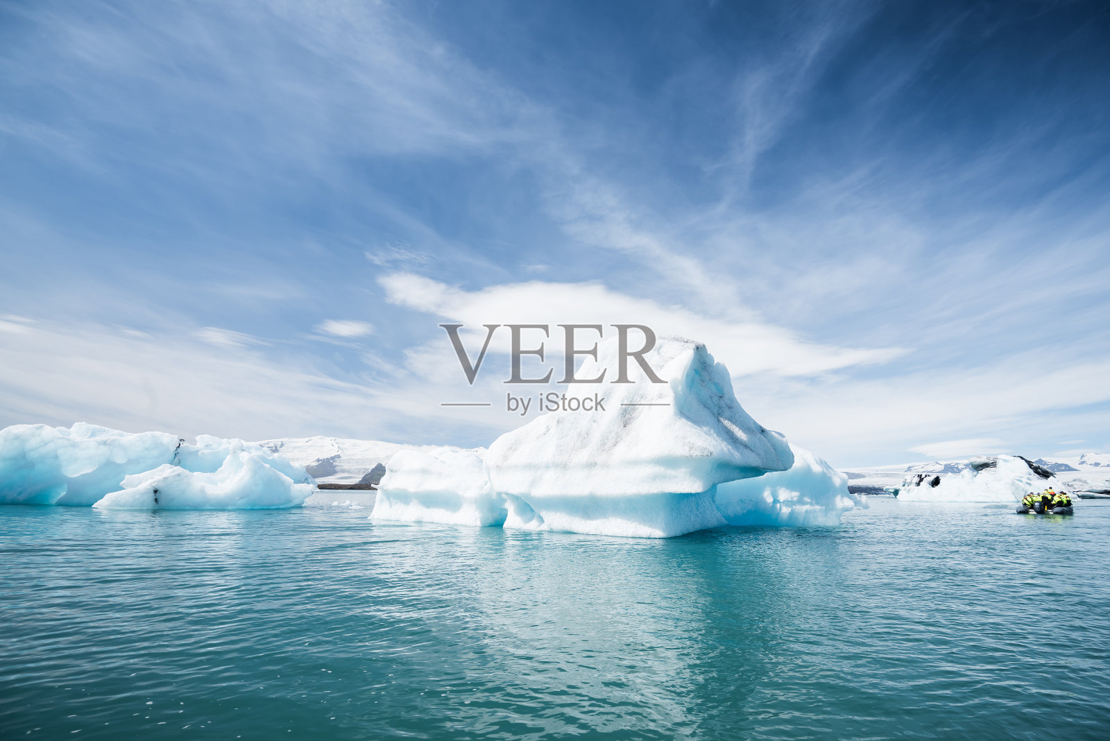 冰岛Jokulsarlon冰川冰泻湖照片摄影图片