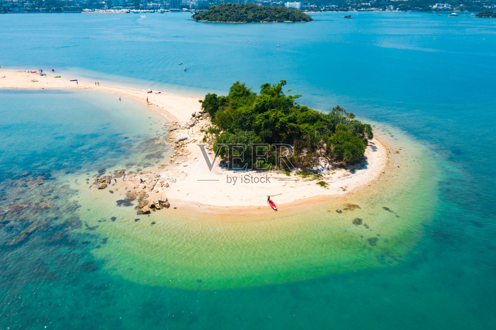 香港西贡村的尖岛照片摄影图片