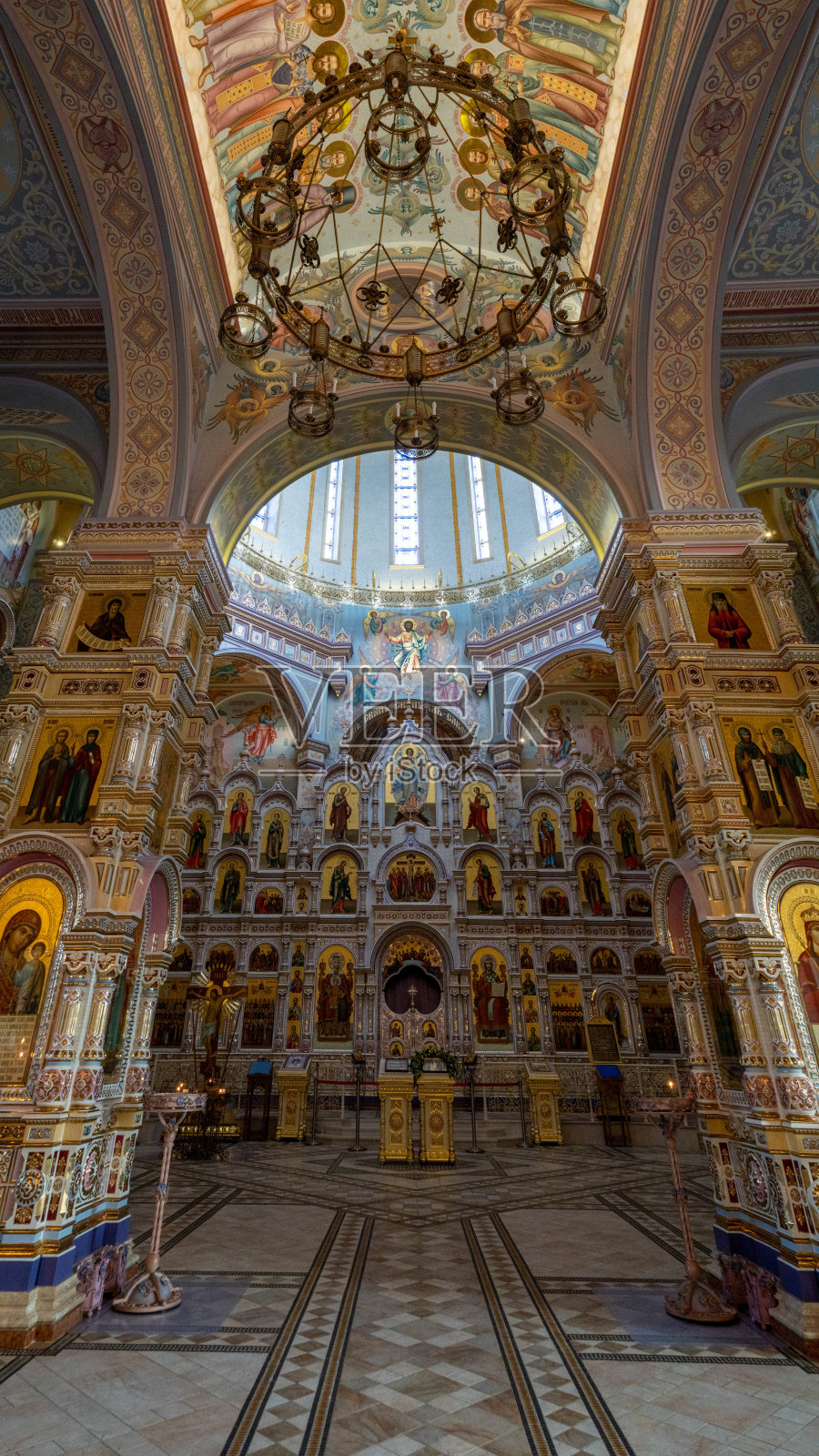 明斯克东正教众圣徒教堂照片摄影图片