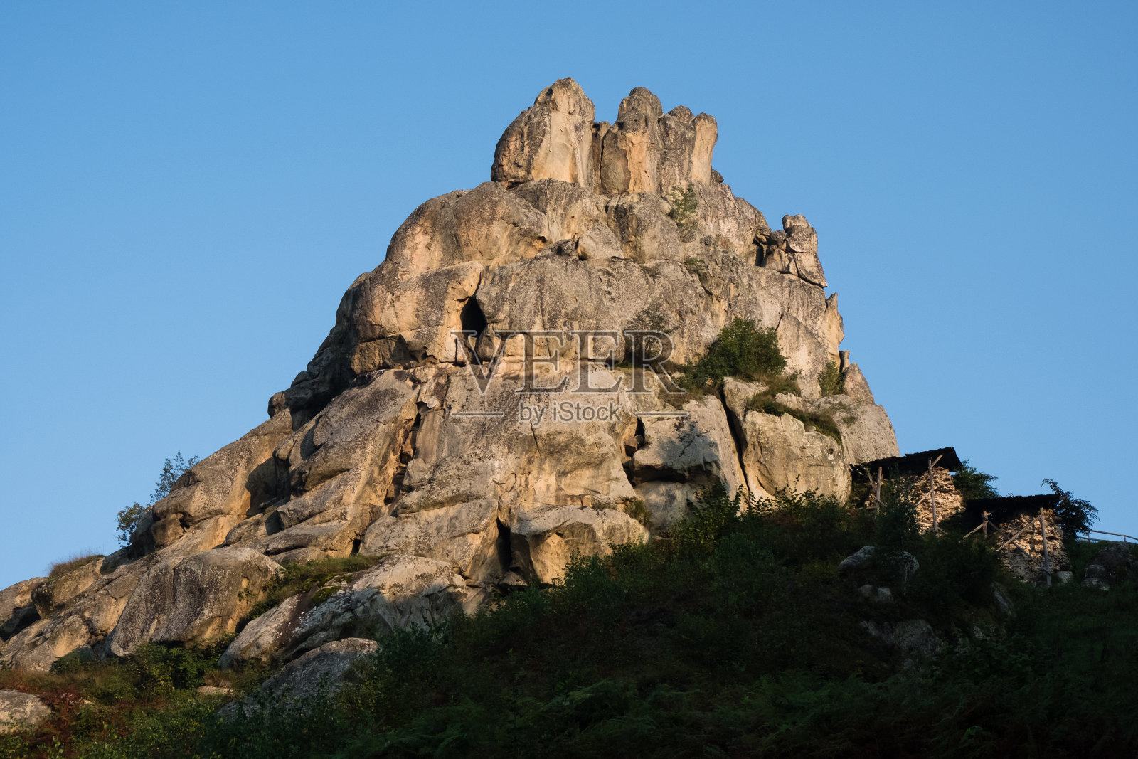 图斯坦要塞-考古和自然纪念碑的国家意义在乌尔奇照片摄影图片