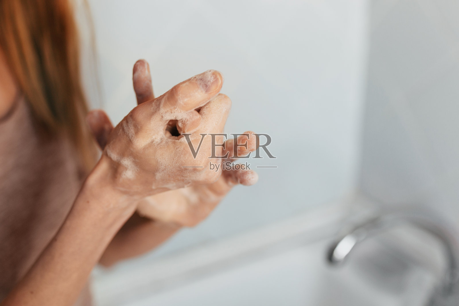 洗手照片摄影图片