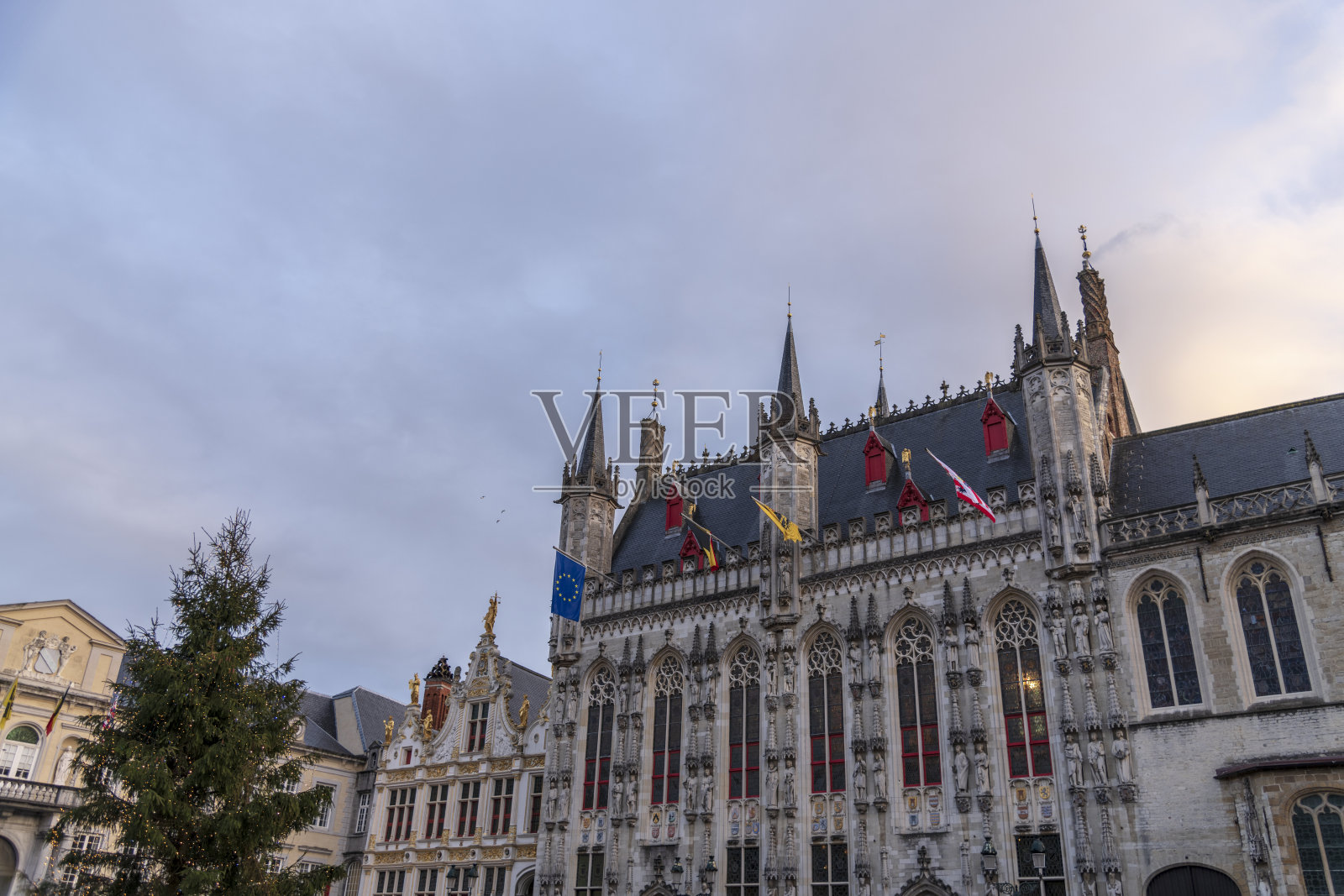 布鲁日，比利时著名景点照片摄影图片