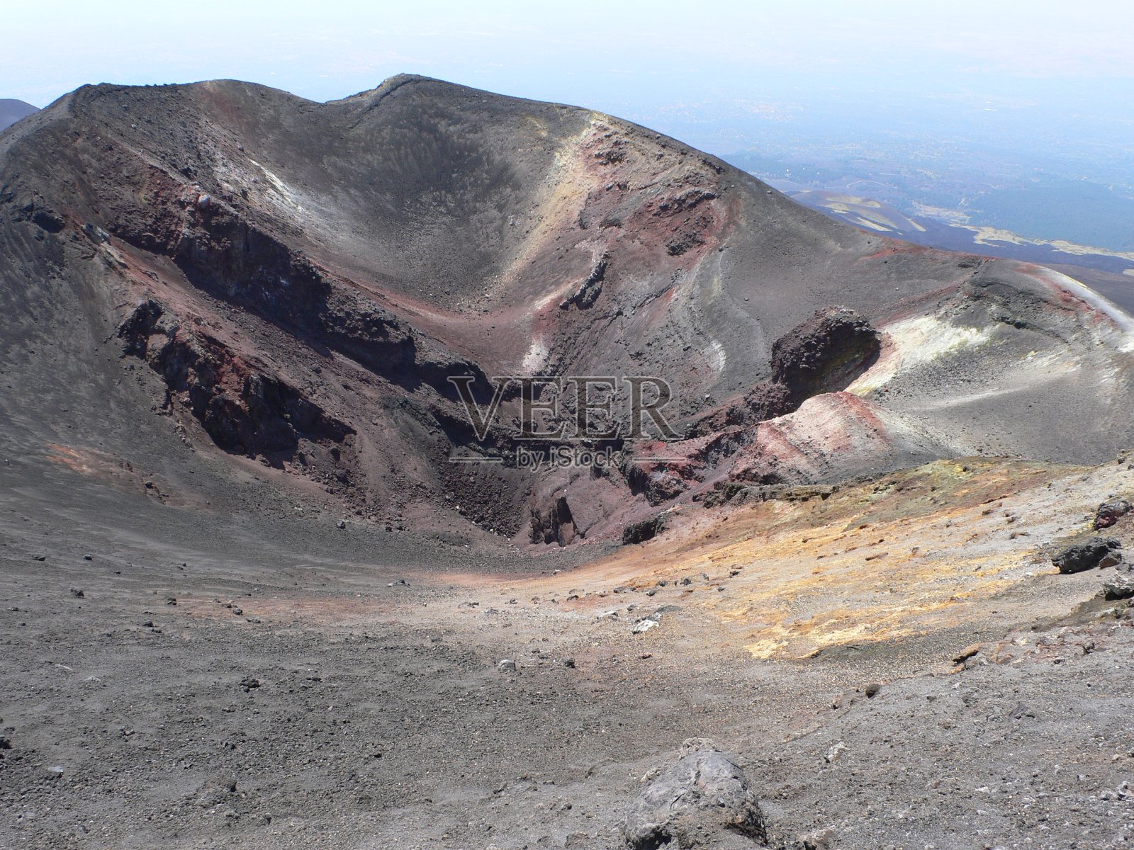 埃特纳火山照片摄影图片